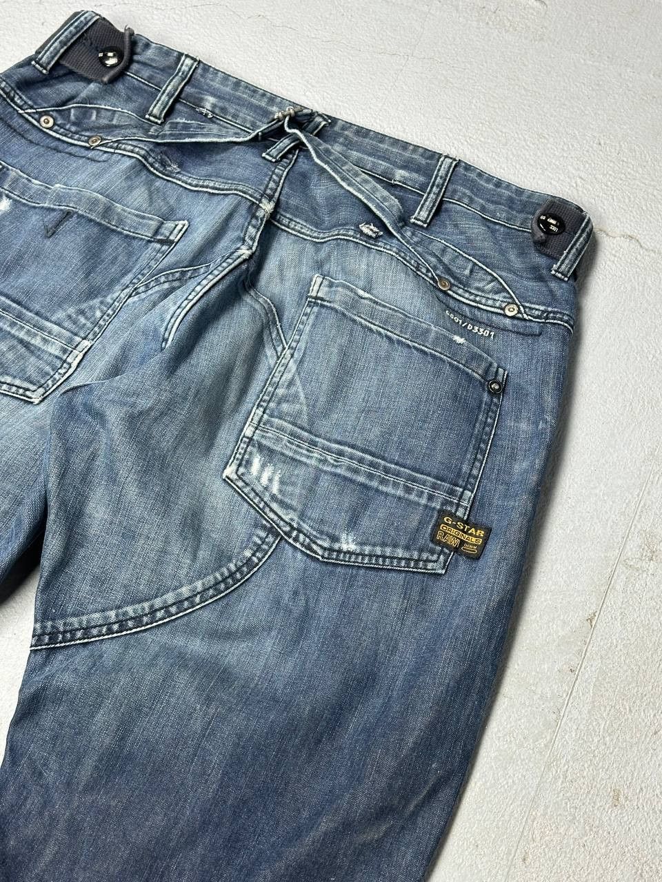 G-Star Vintage pants G Star Raw y2k denim flared baggy Cargo Size US 36 / EU 52 - 9 Thumbnail
