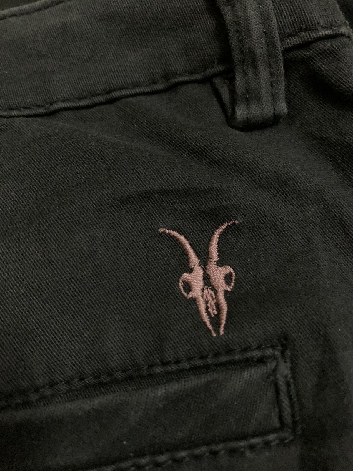 Allsaints × Japanese Brand Vtg AllSaints Slack Black Slim Fit Size US 32 / EU 48 - 3 Thumbnail