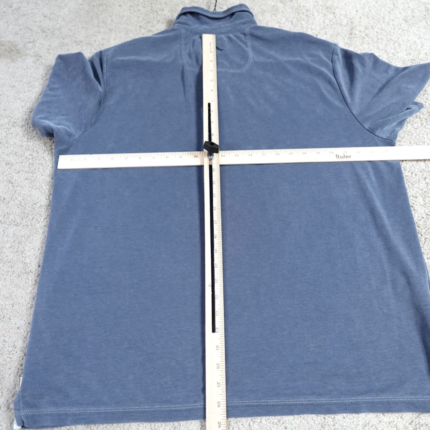 Tommy Bahama Tommy Bahama Polo Shirt 2XL Blue Solid Lyocell Polyester Polo Shirt Mens 2XL Blue Solid Size US XXL / EU 58 / 5 - 5 Thumbnail