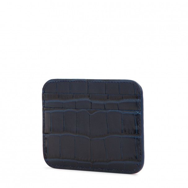 Balenciaga o1srvl11e1124 Size: OS / Cash Card Holder in Navy/White Size ONE SIZE - 2 Thumbnail