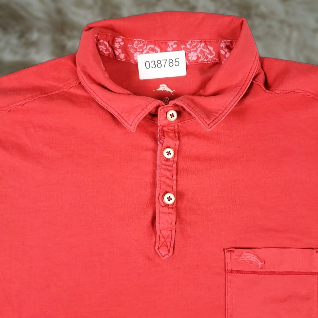 Tommy Bahama Tommy Bahama Polo Shirt Mens Red Gray Marlin Casual Short Sleeve Polo Shirt Mens Red Gray Marlin Casual Short Sleeve Shirt Size US M / EU 48-50 / 2 - 1 Thumbnail