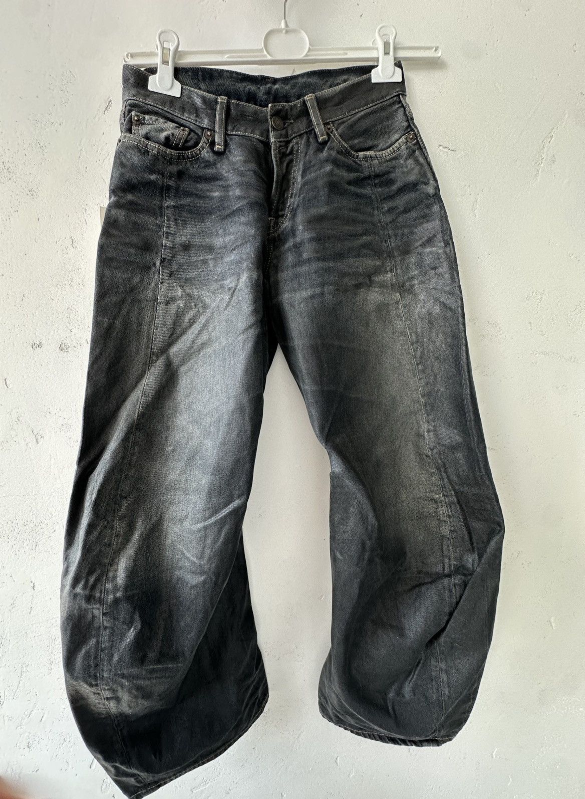 Acne Studios Acne Studios 2006F Coated Glossy Black Jeans 27 Size 27" / US 4 / IT 40 - 1 Thumbnail