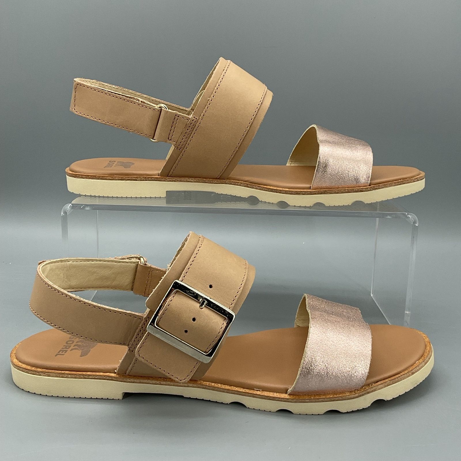 SOREL NEW Sorel Women Ella III Slingback Sandal Beige Size 9.5 Size US 9.5 / IT 39.5 - 1 Thumbnail