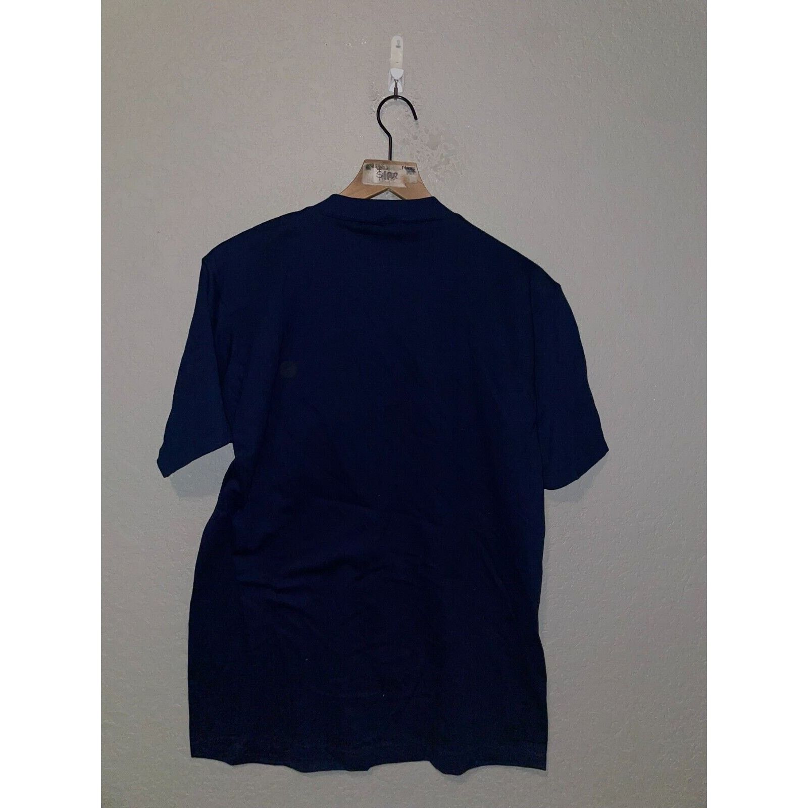 Jerzees Vintage New York Wolf Shirt Empire State Nature Blue 90s L Size US L / EU 52-54 / 3 - 11 Thumbnail