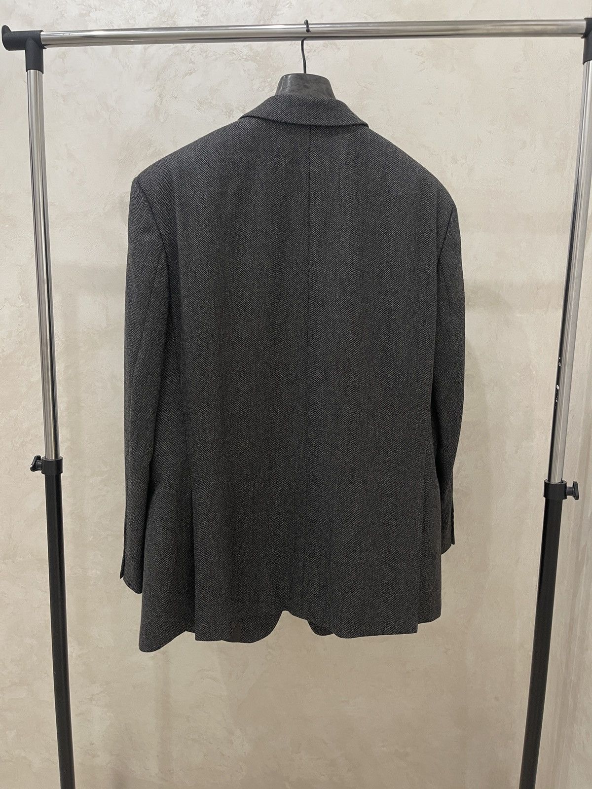 Baumler Baumler vintage blazer wool herringbone jacket sport coat Size 48R - 4 Thumbnail