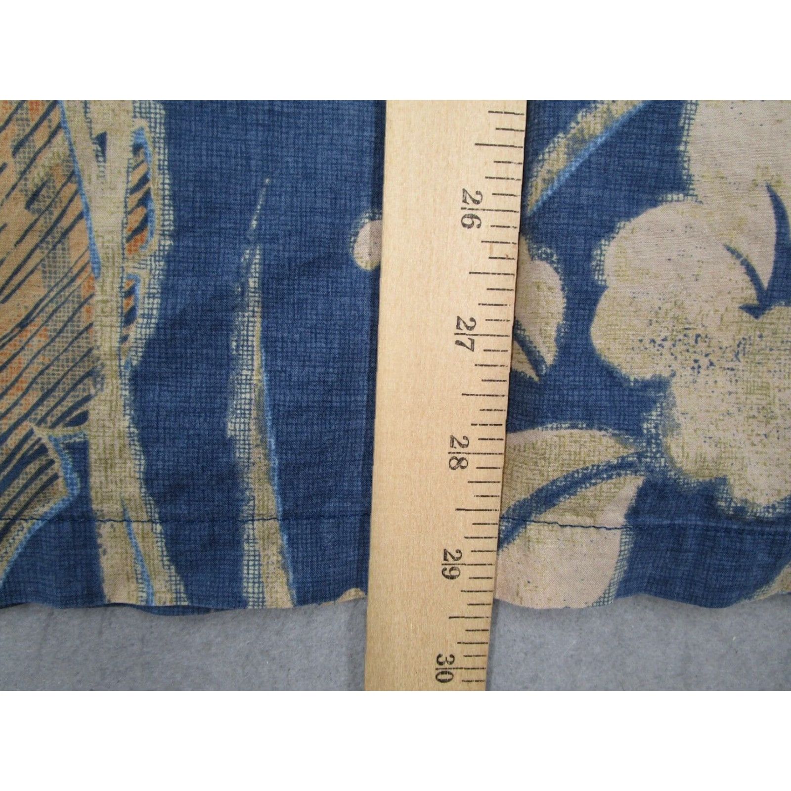 Tori Richard VINTAGE Tori Richard Shirt Men XL Blue Floral Short Sleeve Button-Up Hawaiian Cotton Lawn USA Size US XL / EU 56 / 4 - 7 Thumbnail