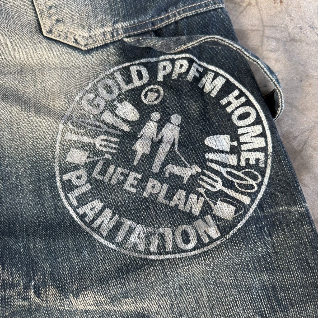 PPFM W31 Vintage PPFM The Desert Fox Rusty Distressed Denim Jeans Size US 31 - 13 Thumbnail