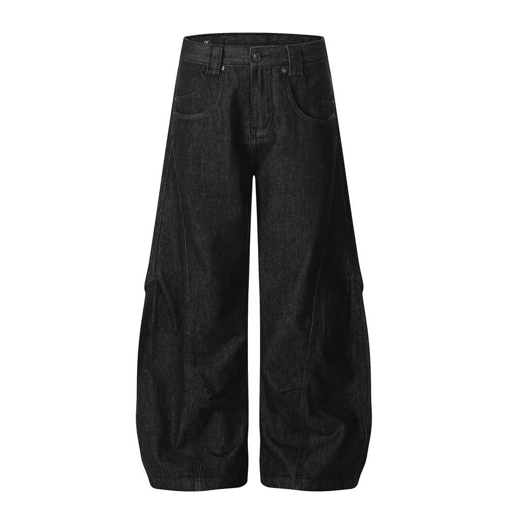 Jean Men's American high street wide-leg versatile scimitar jeans Size US 32 / EU 48 - 1 Thumbnail
