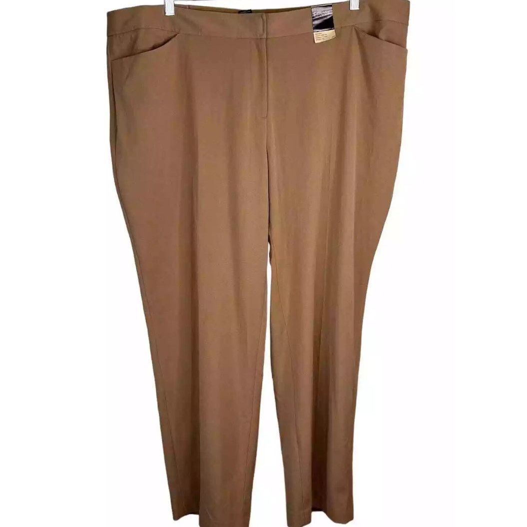 Other Lane Bryant Pants Madison Trouser Metroline 26 Beige New Size 26" / US 2 / IT 38 - 7 Thumbnail