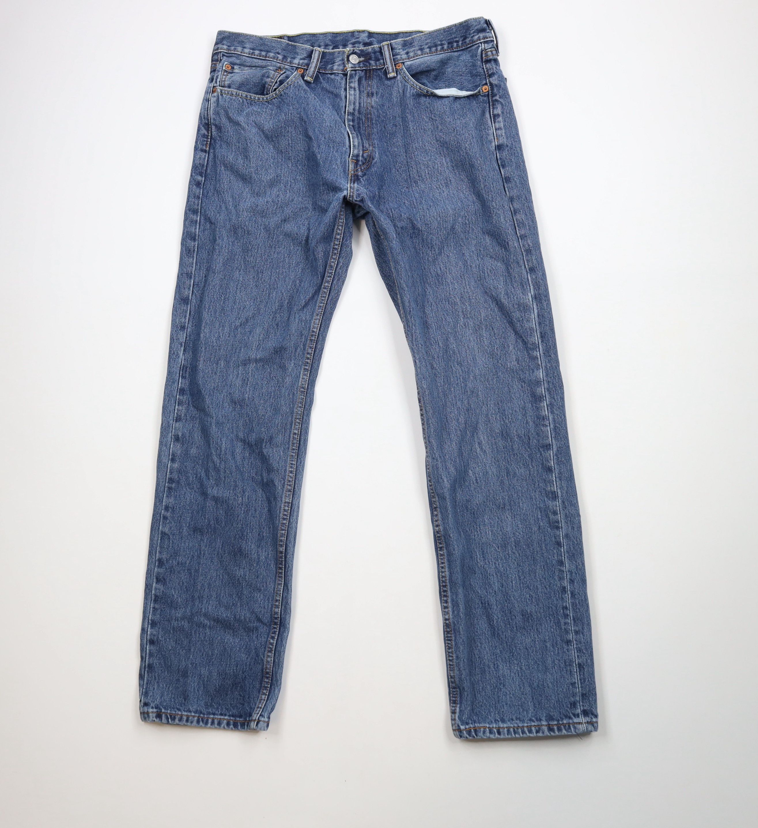 Levi's × Vintage Vintage Y2K Levis 505 Regular Fit Denim Jeans Blue Cotton Size US 36 / EU 52 - 1 Thumbnail