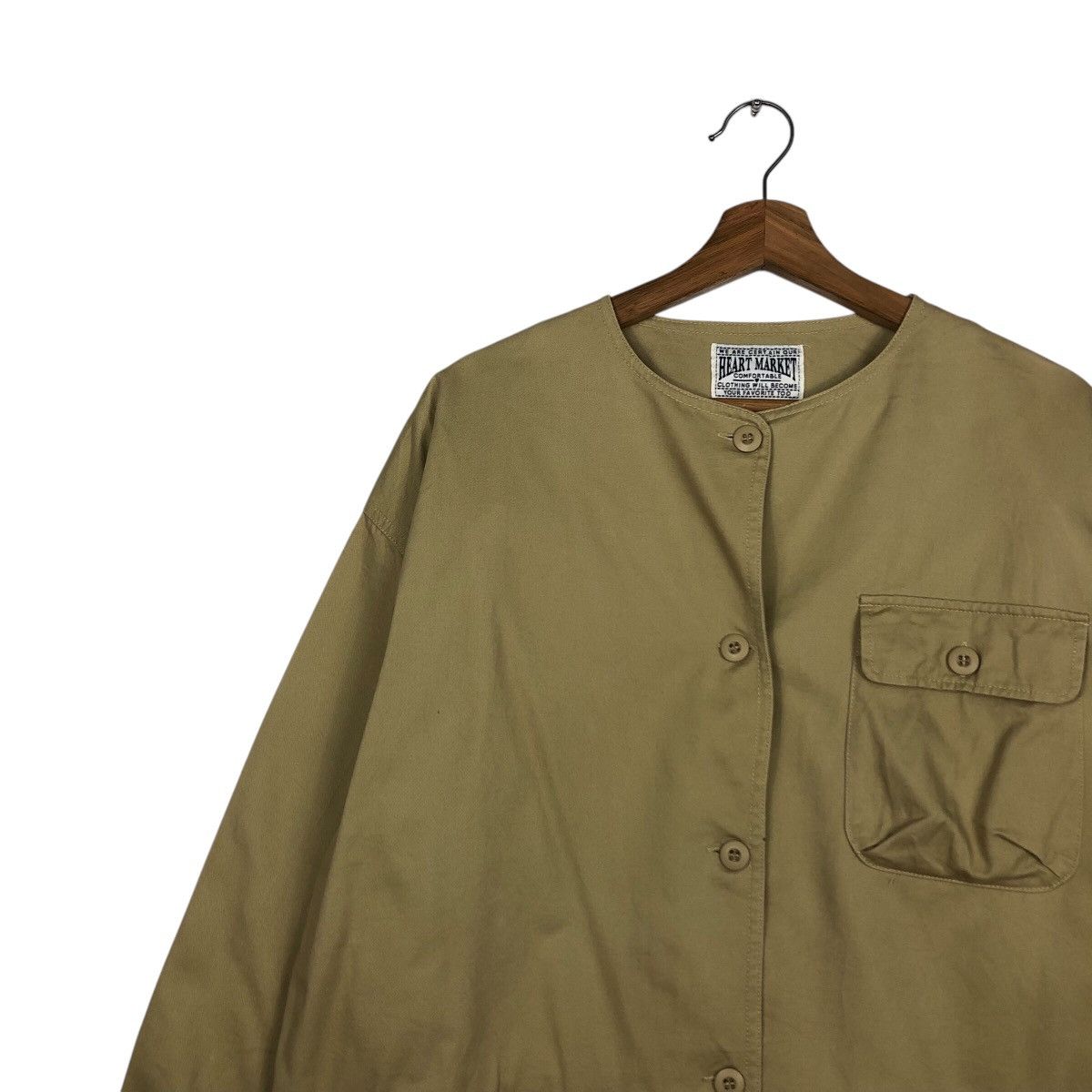 Blue Blue Japan 📌Vintage Chore Worker Duck Canvas Jacket Heart Market Size US M / EU 48-50 / 2 - 8 Thumbnail