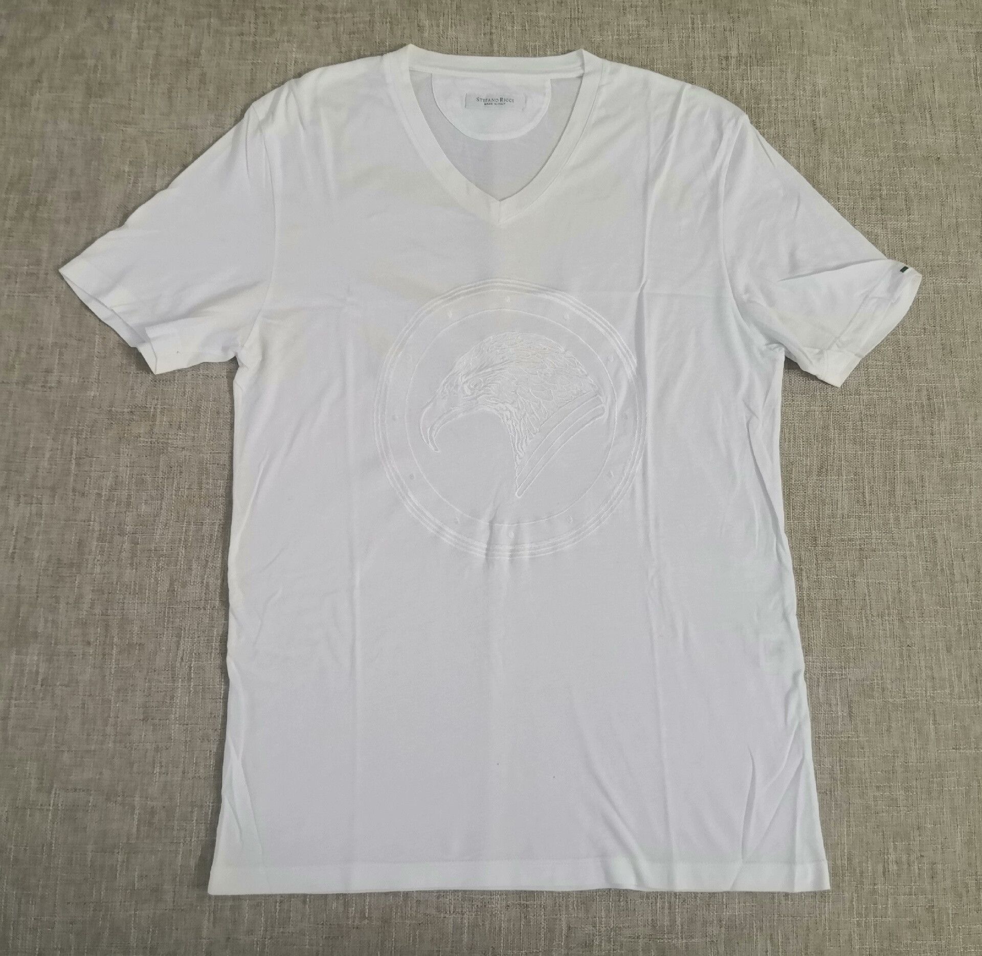 Stefano Ricci Stefano Ricci V-Neck Short-Sleeve T-Shirt Size US L / EU 52-54 / 3 - 1 Thumbnail