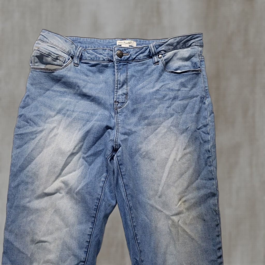 Denime Simply Noelle Jeans Skinny Pants Adult Women's Size 12 Blue Denim Stretch Regular Size 34" / US 12 / IT 48 - 1 Thumbnail