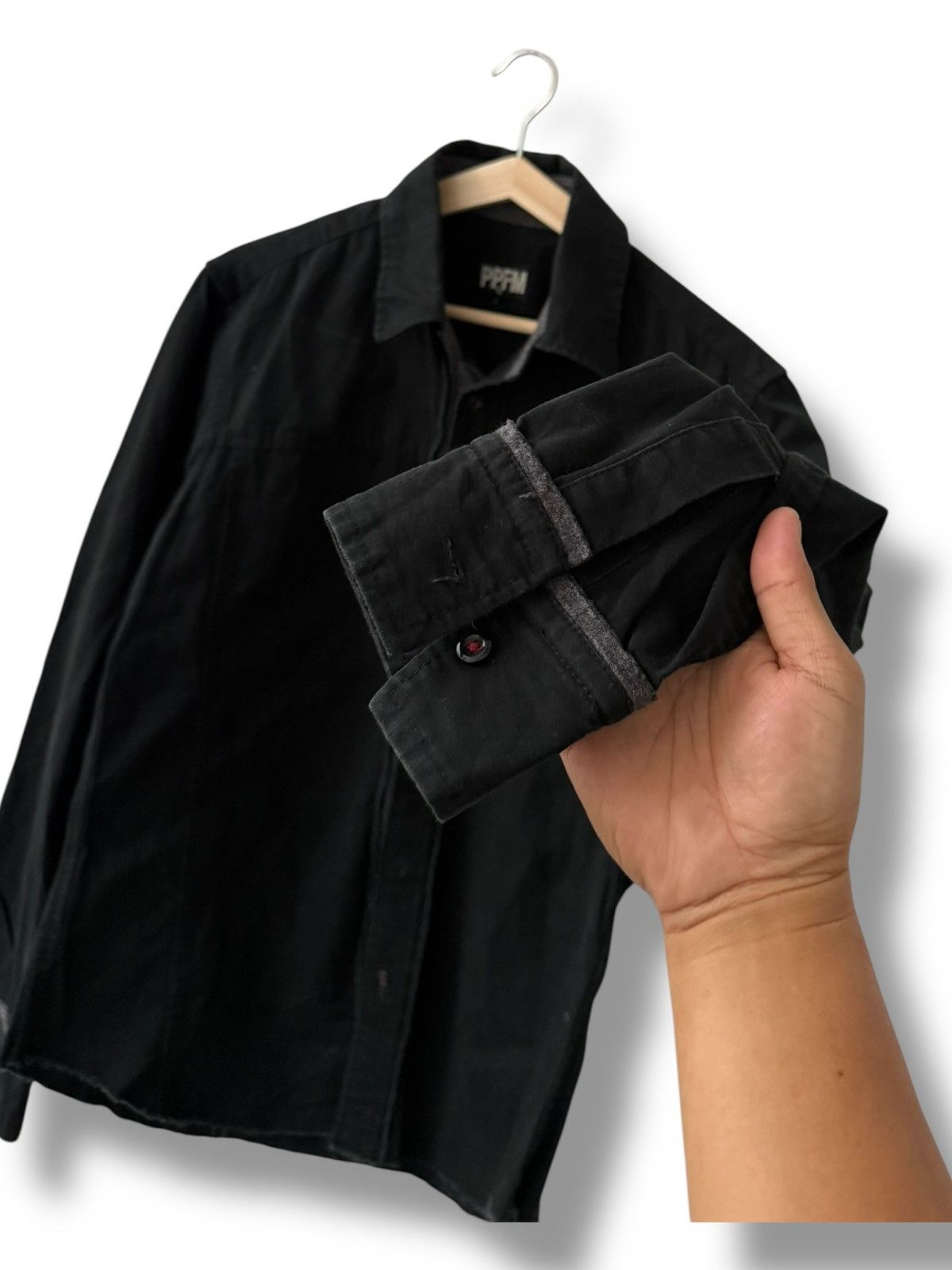 PPFM PPFM SKULL SINGLE POCKET JAPANESE BRAND SHIRT BUTTONS UP Size US L / EU 52-54 / 3 - 8 Thumbnail