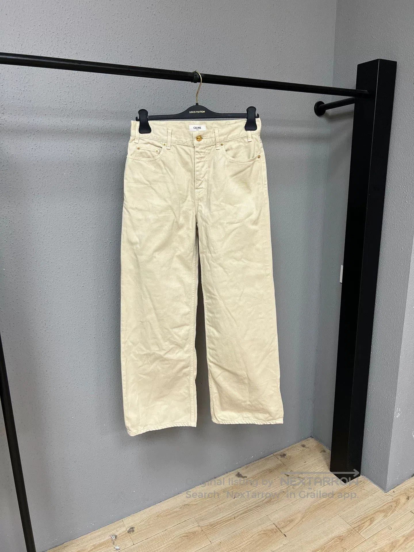 Celine Celine Gold Buckle Jeans. Size 27" / US 4 / IT 40 - 1 Thumbnail