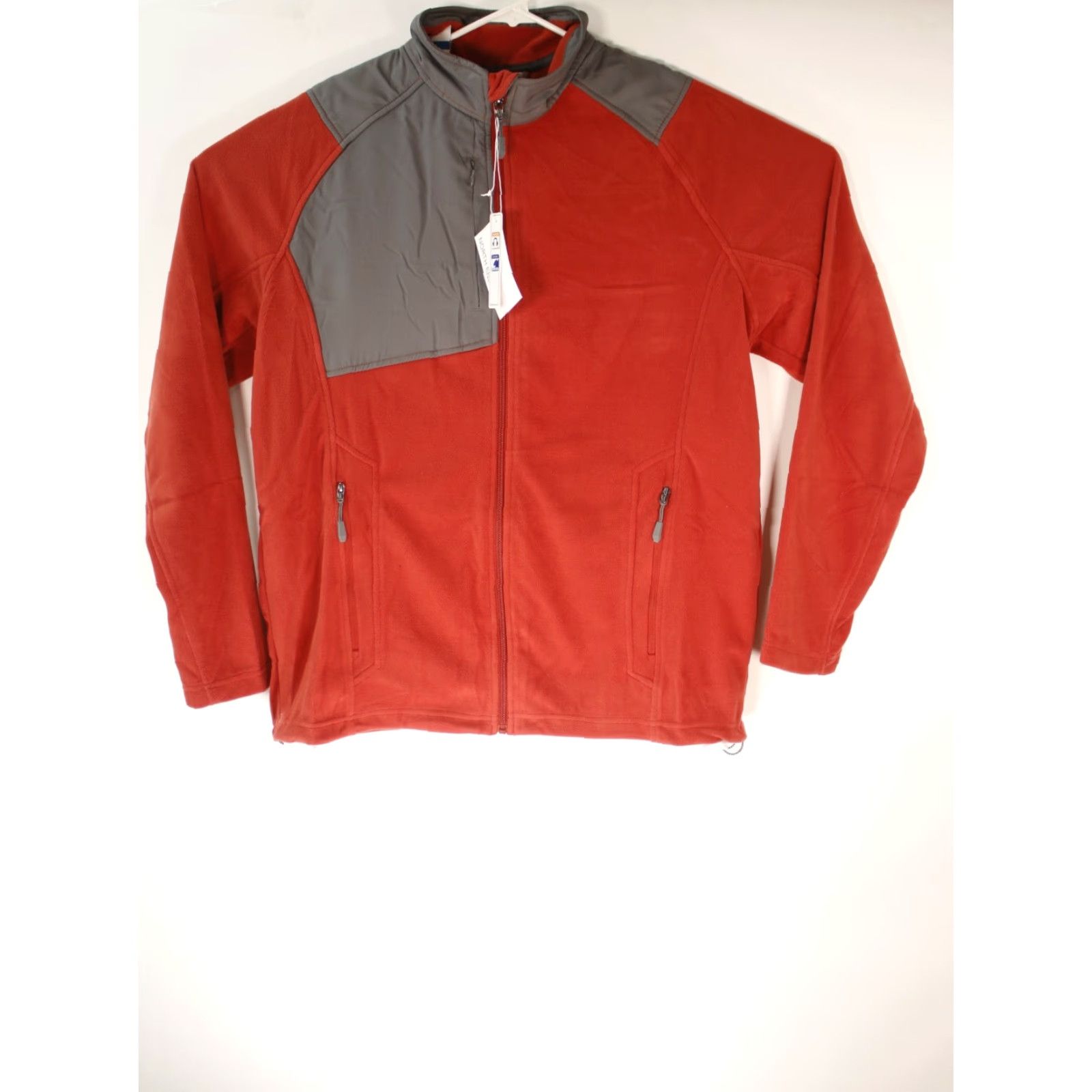Vintage North End Excursion Trail Fabric-Block Micro Fleece Jacket Men’s Red S Size US S / EU 44-46 / 1 - 3 Thumbnail