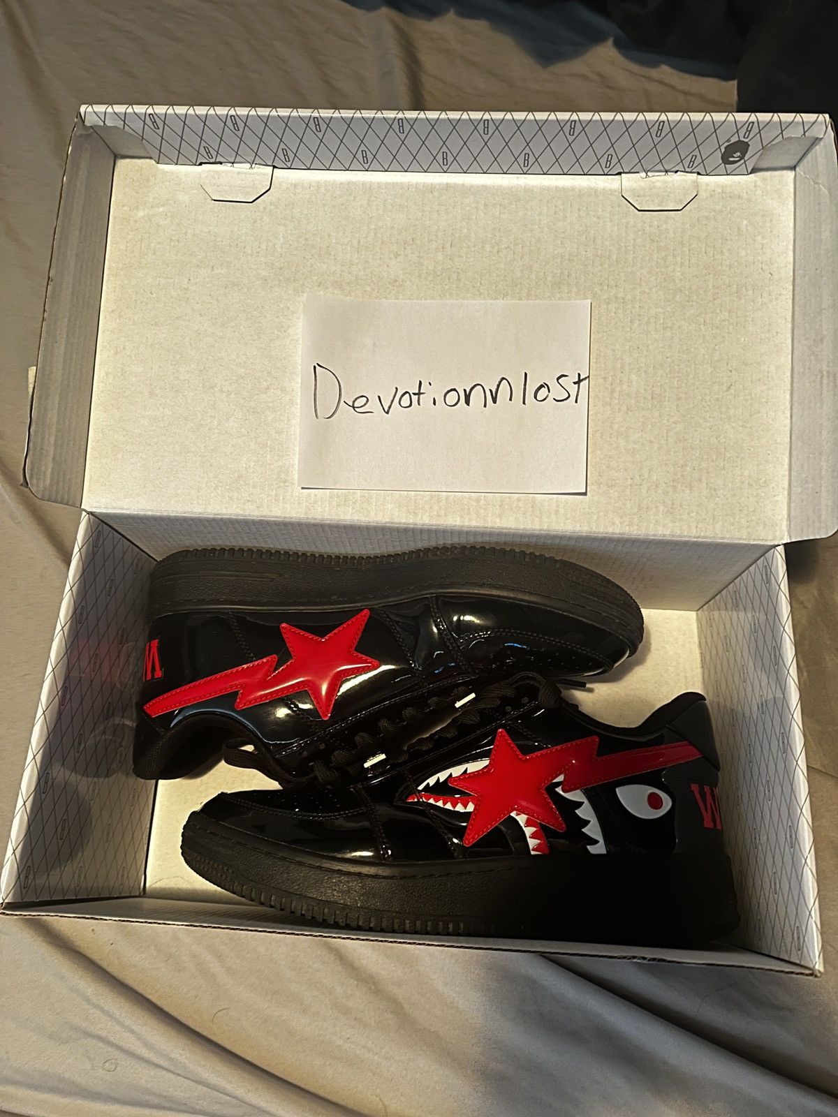 Bape SHARK BAPESTA LOW M2 Size US 10 / EU 43 - 1 Thumbnail
