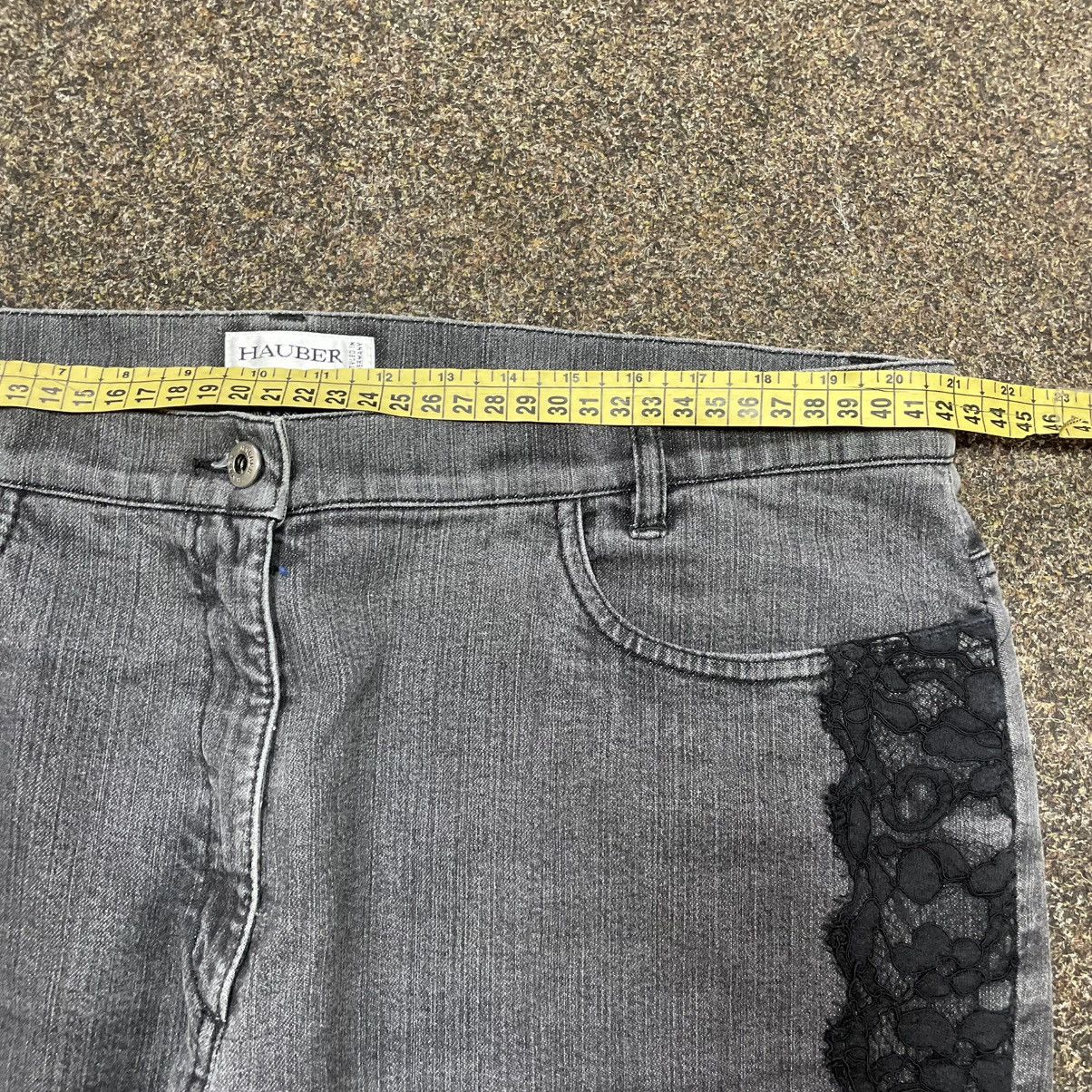 Vintage Y2K Baggy Wide Leg Distressed Black Denim Jeans Punk Skate Size 32" / US 10 / IT 46 - 6 Thumbnail
