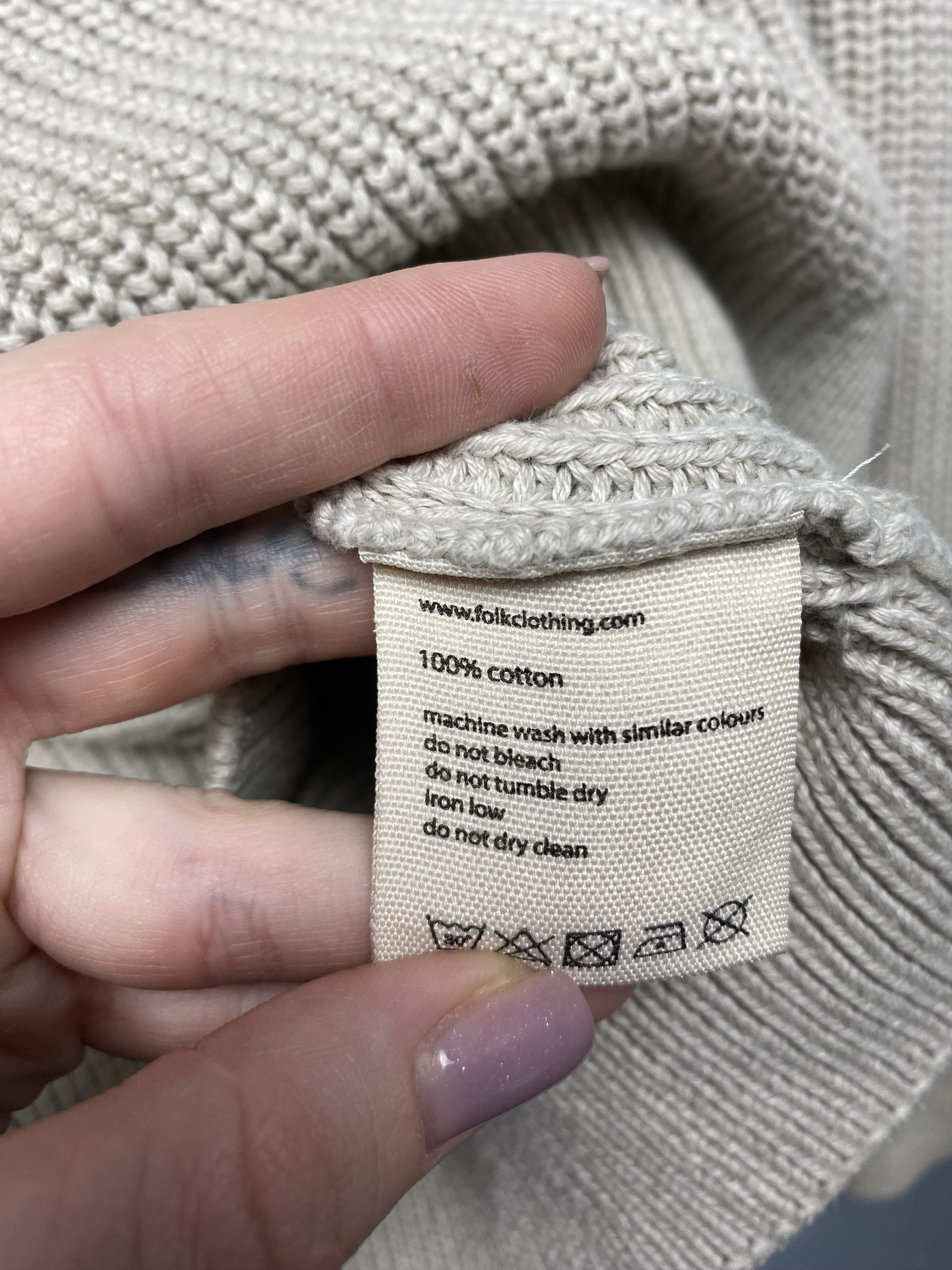 Folk × Vintage Folk Vintage Mens Crew Neck Knit Sweater Size US L / EU 52-54 / 3 - 4 Thumbnail