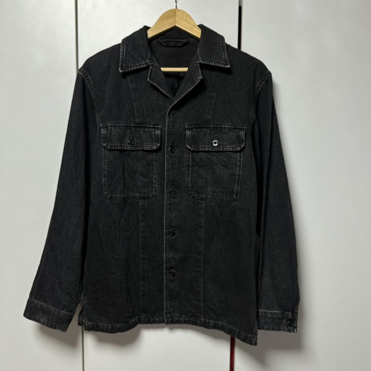 Uniqlo Uniqlo UN Japan Brand Denim Jacket Rare Vintage Size US S / EU 44-46 / 1 - 2 Thumbnail