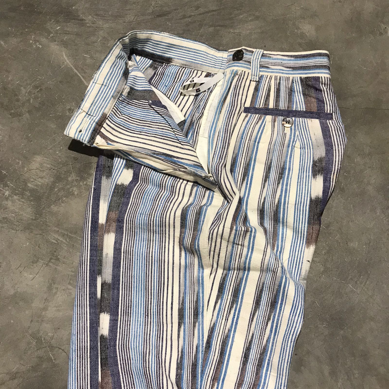 Issey Miyake × Vintage Issey Miyake Pattern Pants Size 22" - 4 Thumbnail