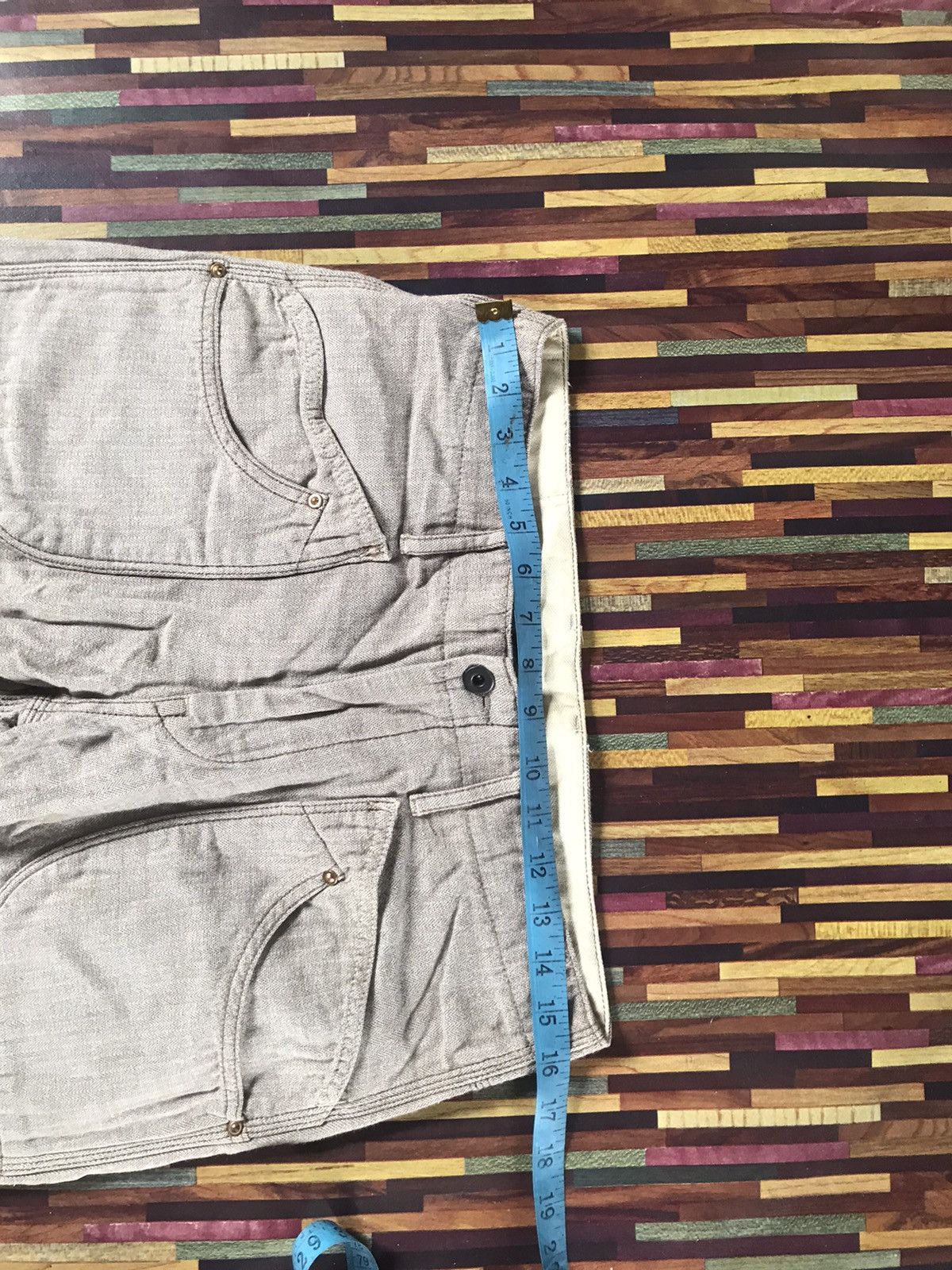 Blue Blue Japan × Vintage VTG BLUE WAY PANTS Size US 32 / EU 48 - 4 Thumbnail