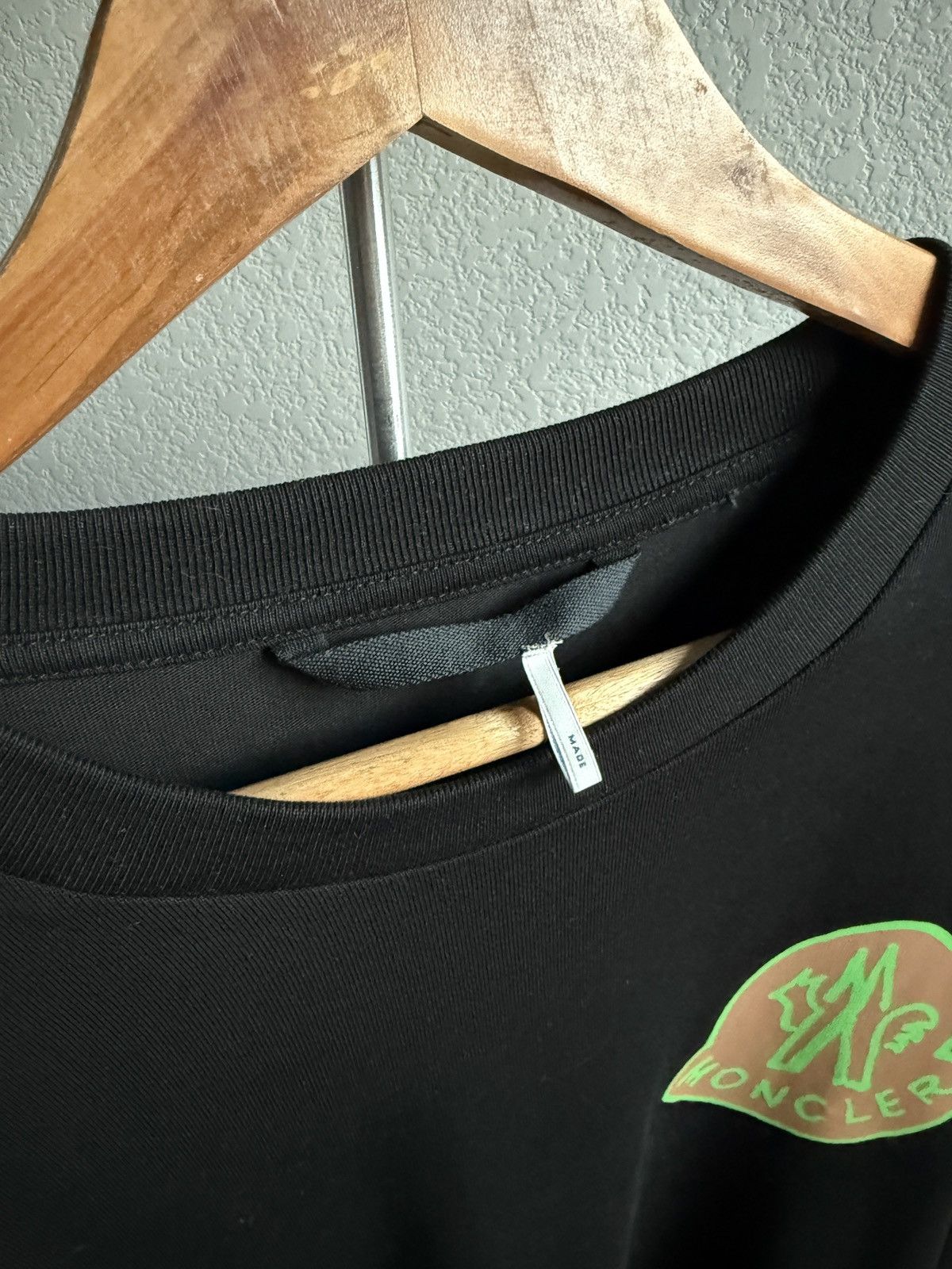 Moncler Green Chest Logo Longsleeve Size US XL / EU 56 / 4 - 5 Thumbnail