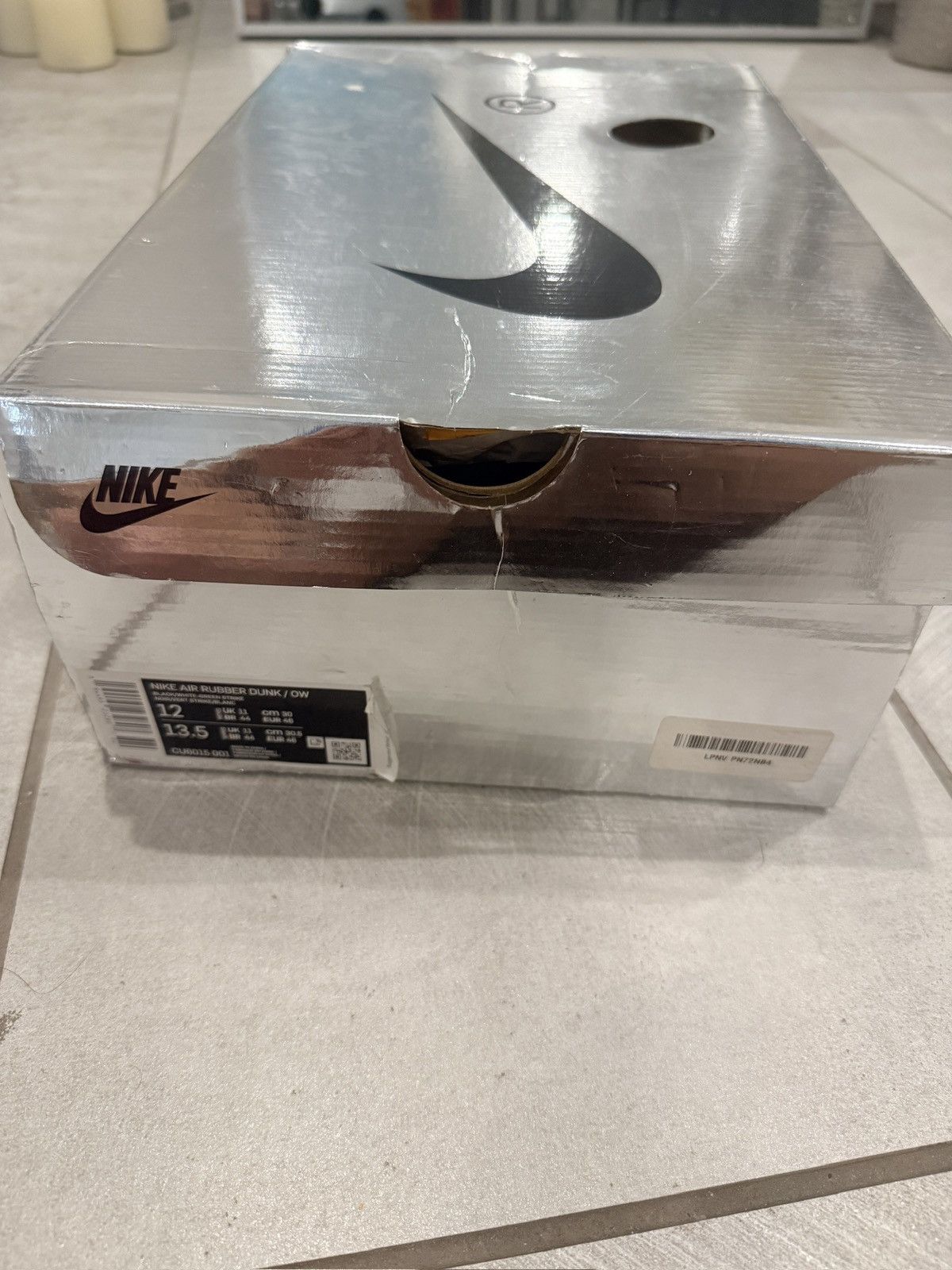 Nike × Off-White Off-white x Nike rubber dunks size 12 BNWT Size US 12 / EU 45 - 8 Thumbnail