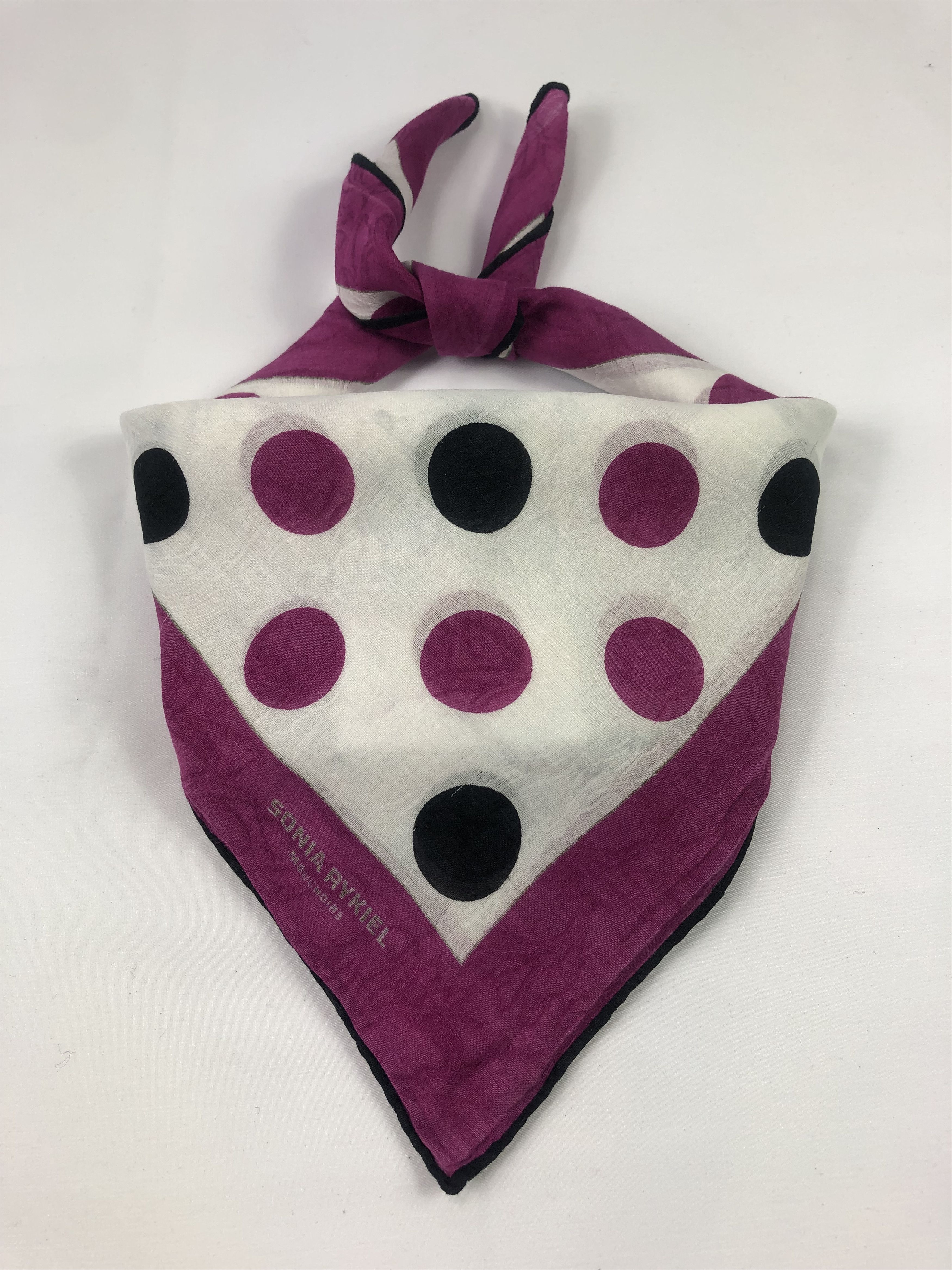 Sonia Rykiel × Vintage Sonia Rykiel Mouchoirs Handkerchief / Bandana / Neckerchief Size ONE SIZE - 1 Thumbnail