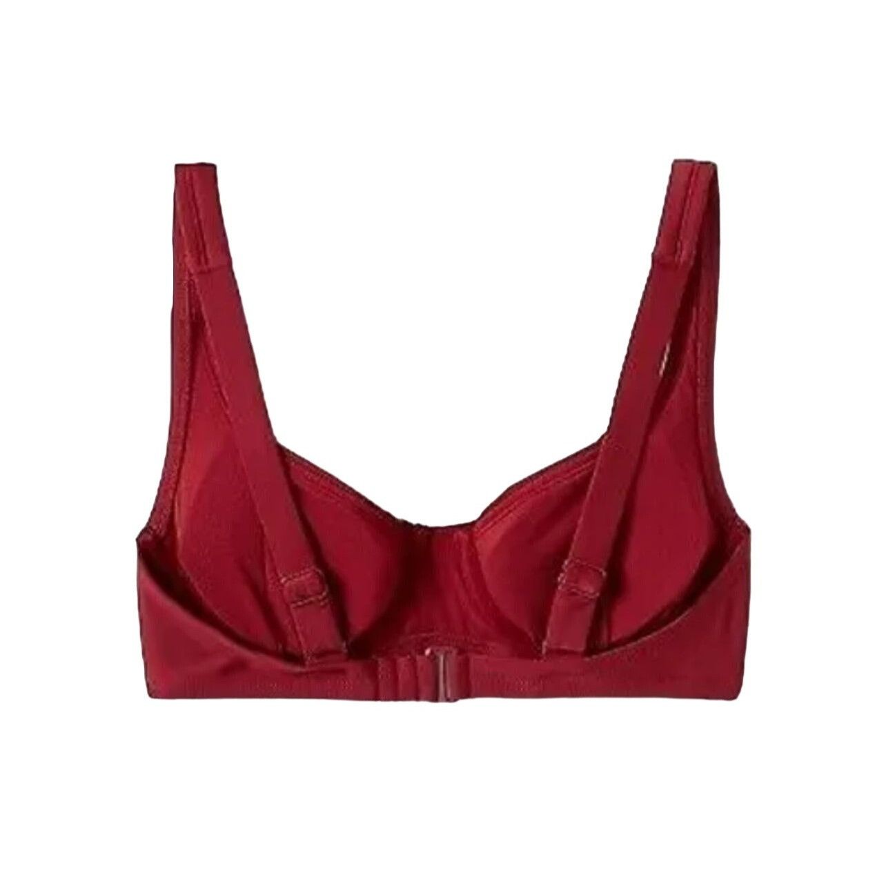 Other Kona Sol - Women's Maroon Red Seamed Underwired Bikini Swim Size ONE SIZE - 2 Thumbnail