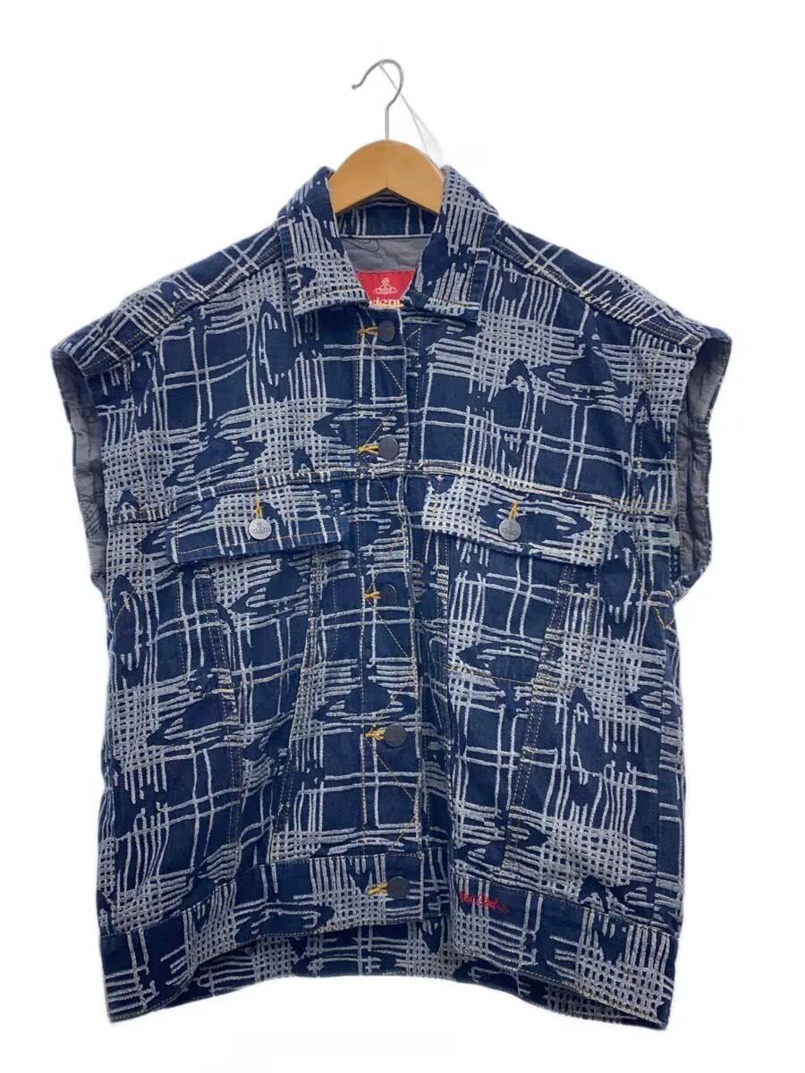 Vivienne Westwood Multi Orb Denim Vest Size US M / EU 48-50 / 2 - 1 Thumbnail