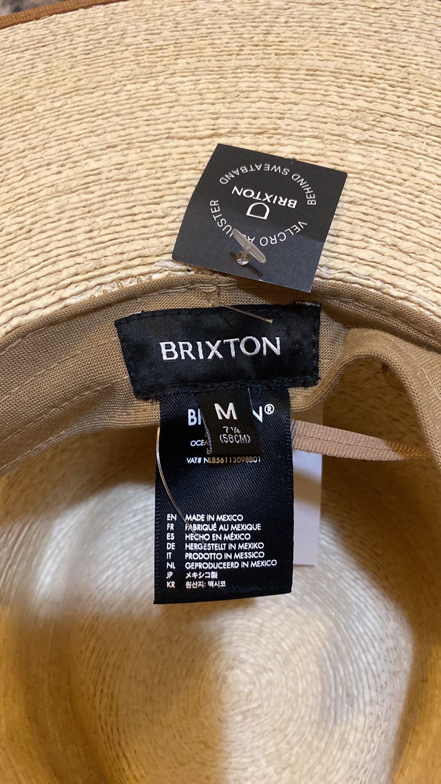 Brixton Jo Straw Rancher Hat size M