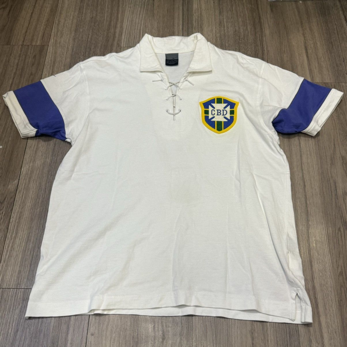 Nike Brazil 2004 FIFA 100th Anniversary special shirt #9 Ronaldo Size US XS / EU 42 / 0 - 1 Thumbnail