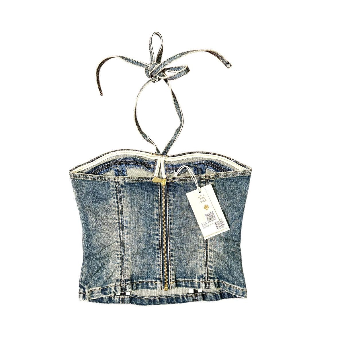 Other Abrand Jeans Women’s Zendya Halter Top Sz XXS or Size XXS / US 00 / IT 34 - 10 Thumbnail