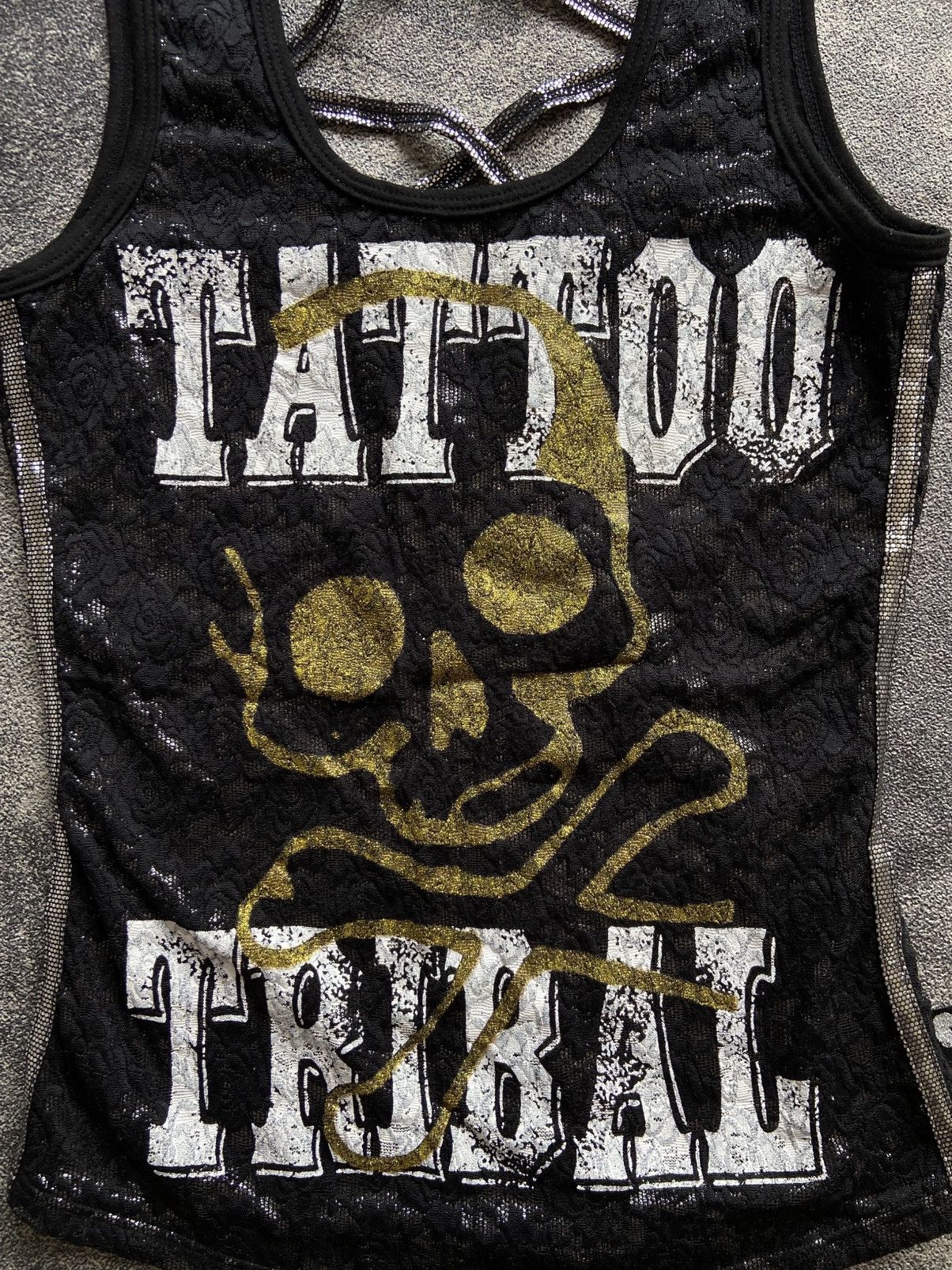 Hysteric Glamour DPG Tatto Tribal Punk Style TankTop Size S / US 4 / IT 40 - 2 Thumbnail