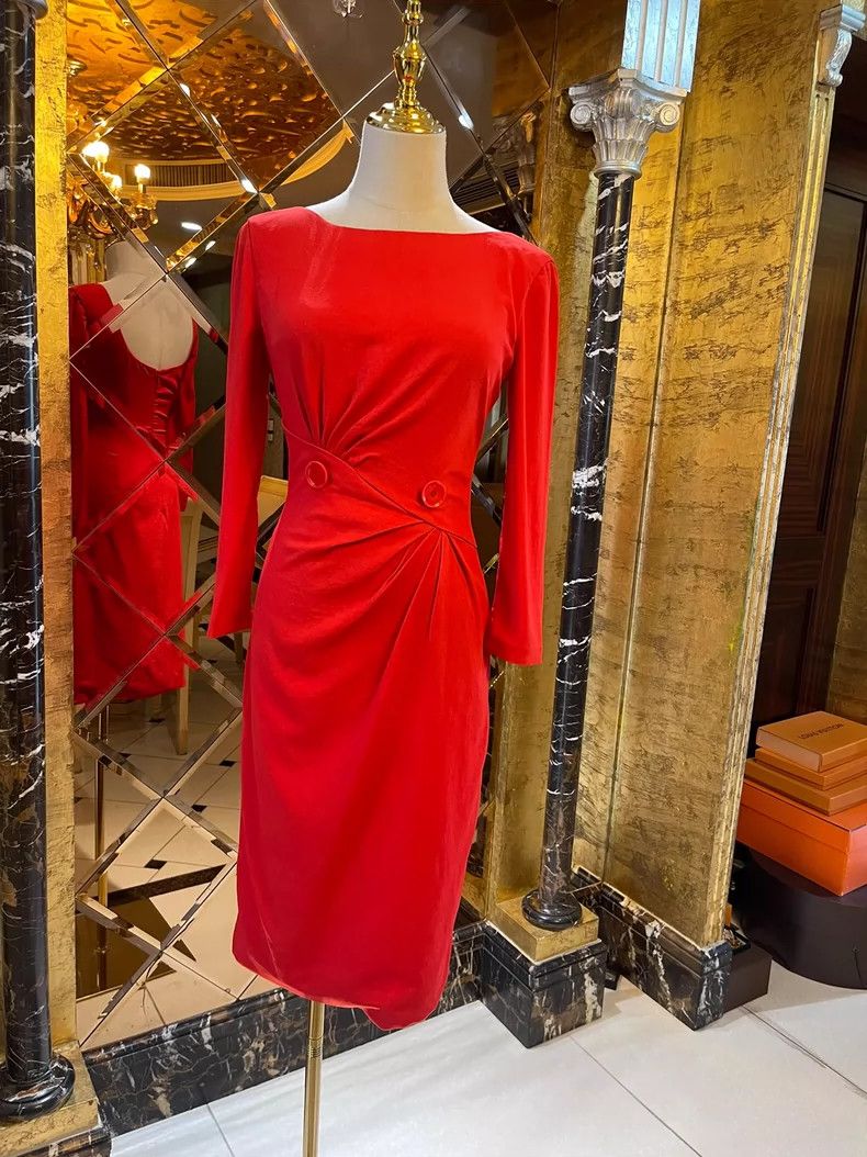 Versace Versace Marsh orange three-dimensional cut dress Size M / US 6-8 / IT 42-44 - 9 Thumbnail