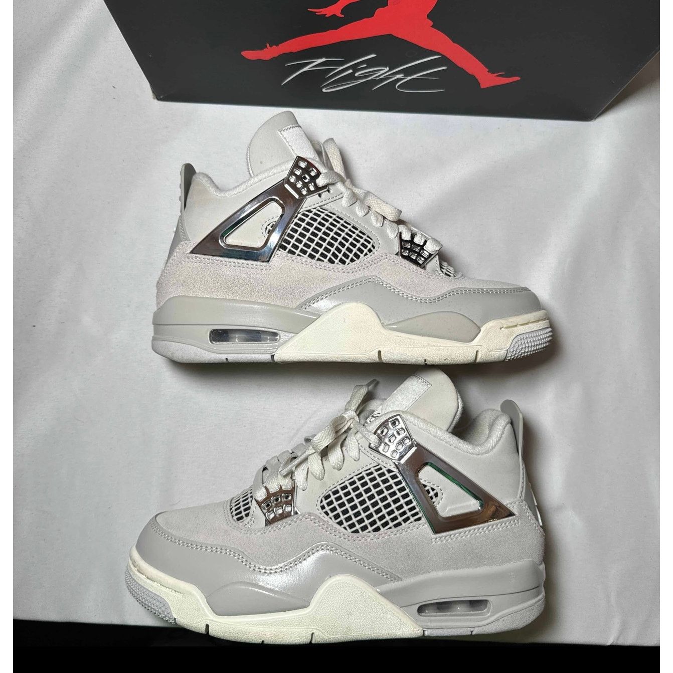 Jordan Brand × Nike Size 5.5 - Air Jordan 4 Retro Frozen Moments Women's Shoes Size US 5.5 / IT 35.5 - 2 Thumbnail