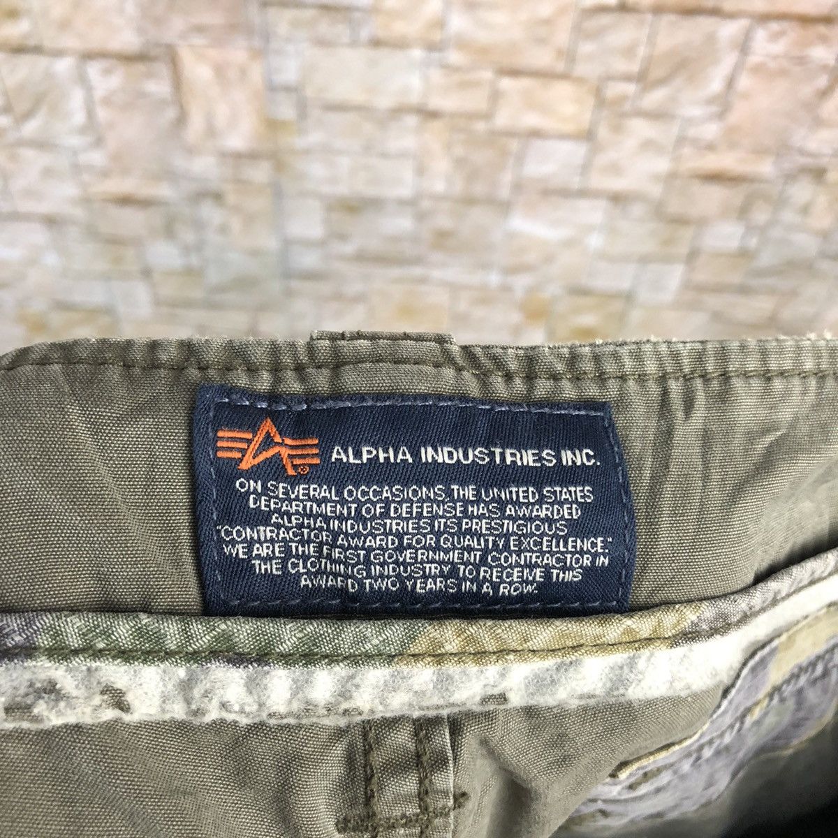 Alpha Industries Alpha Industrie Grey Cargo Multipocket Pants #A152 Size US 31 - 23 Thumbnail