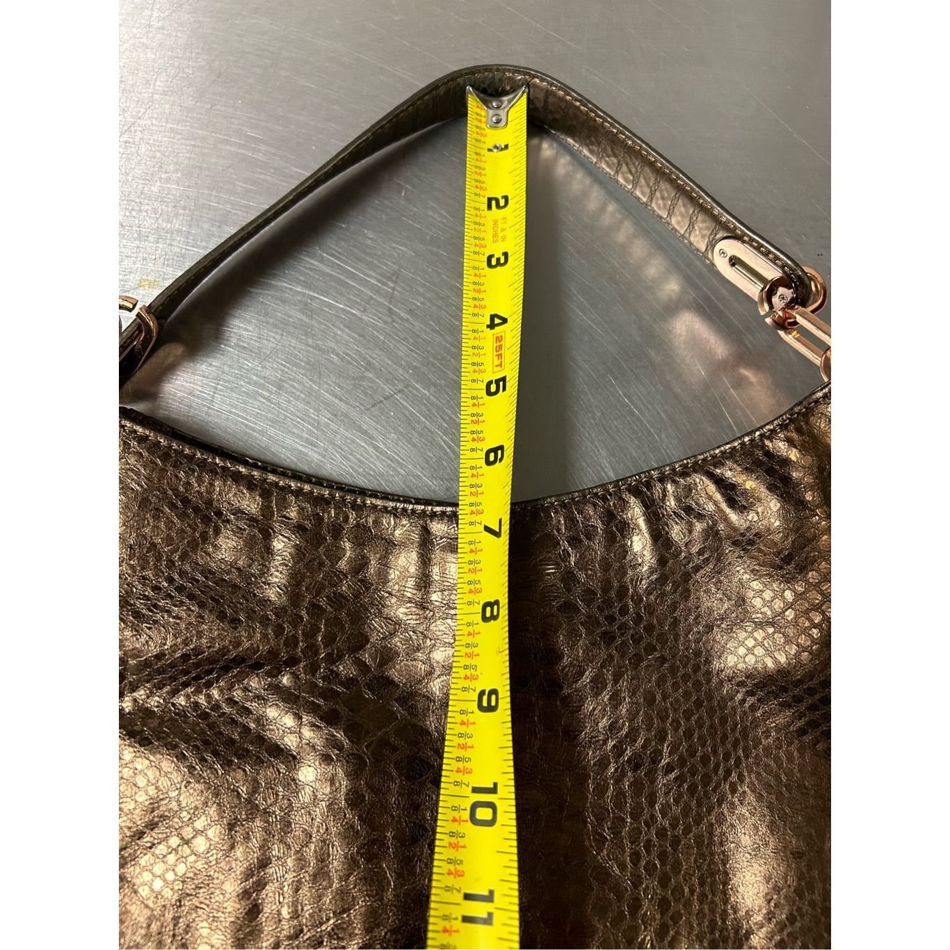 Michael Kors Michael Kors Women’s Limited Edition Rose Gold Slouchy Satch Size ONE SIZE - 11 Thumbnail