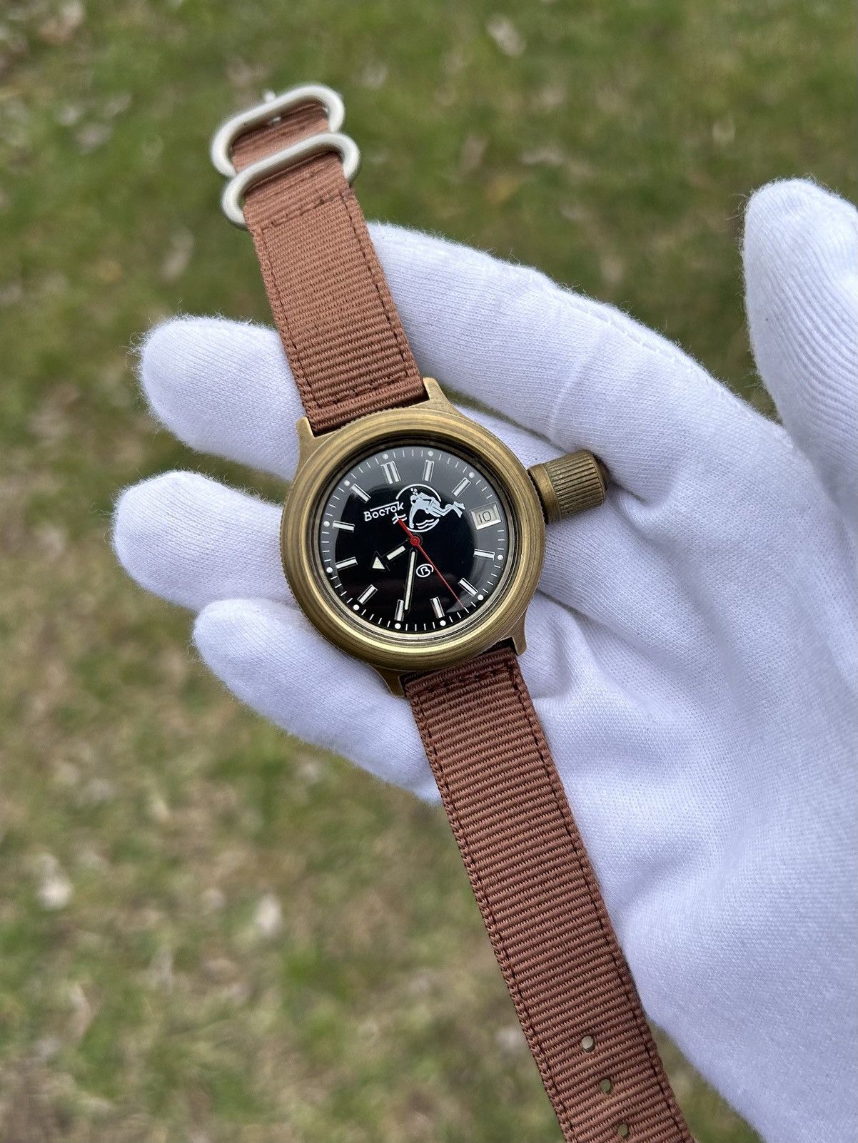 Vintage Vintage Watch Vostok Amphibia Custom Model Soviet USSR 1980s Size ONE SIZE - 18 Thumbnail