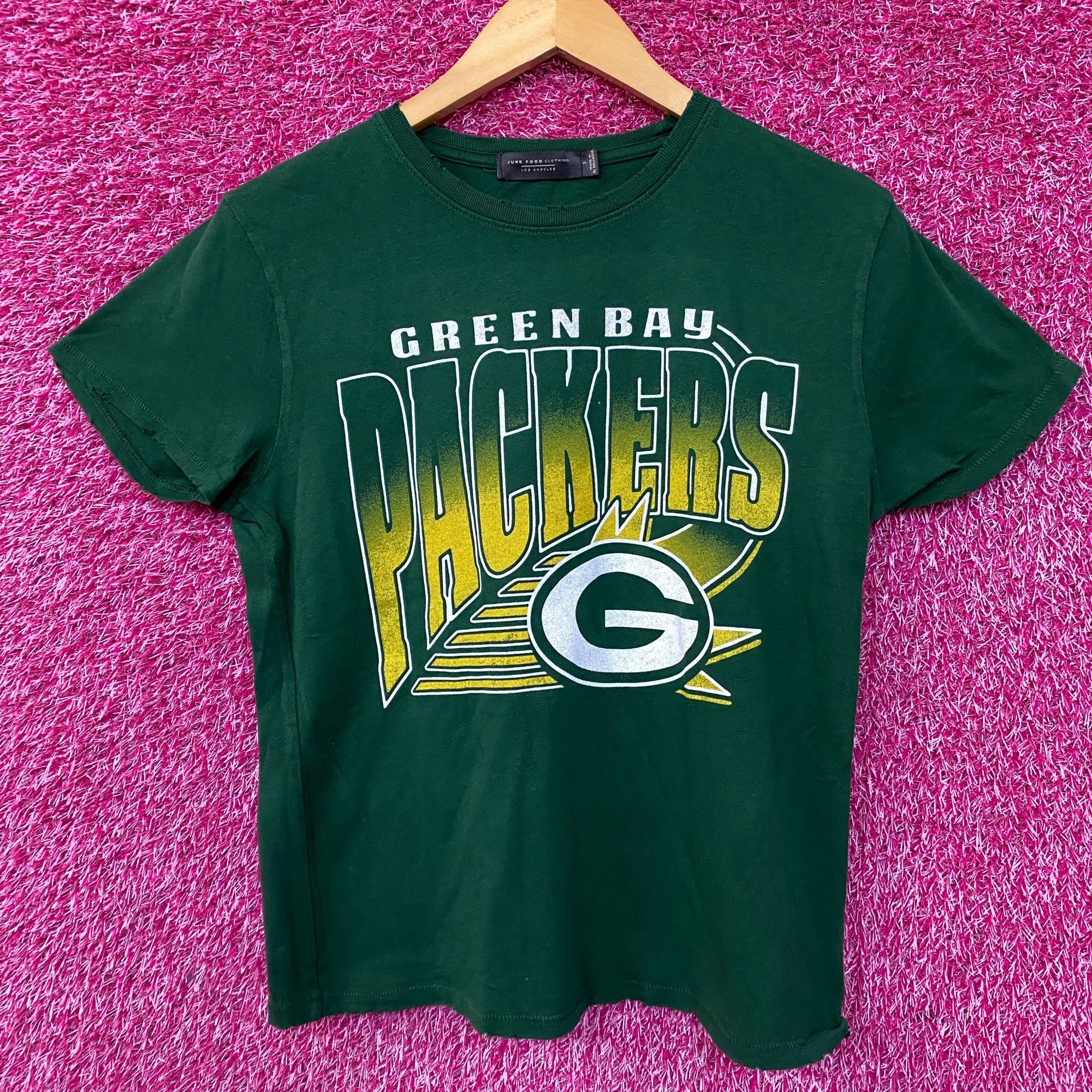 Junk Food Junk Food Clothing NFL Green Bay Packers Chrome Retro Style Size S / US 4 / IT 40 - 1 Thumbnail