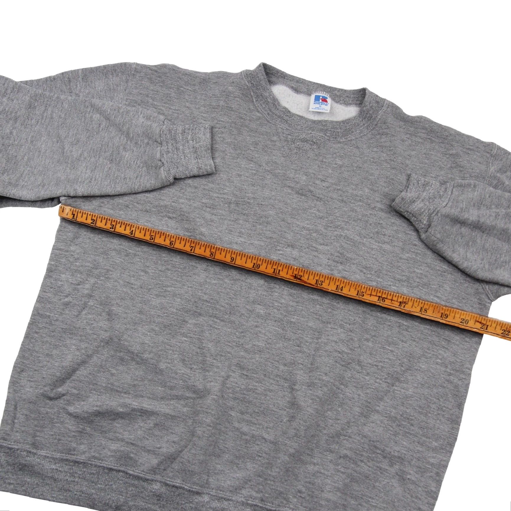 Essentials VINTAGE Russell Athletics Mens Medium Essential Sweatshirt Grey Size US M / EU 48-50 / 2 - 5 Thumbnail