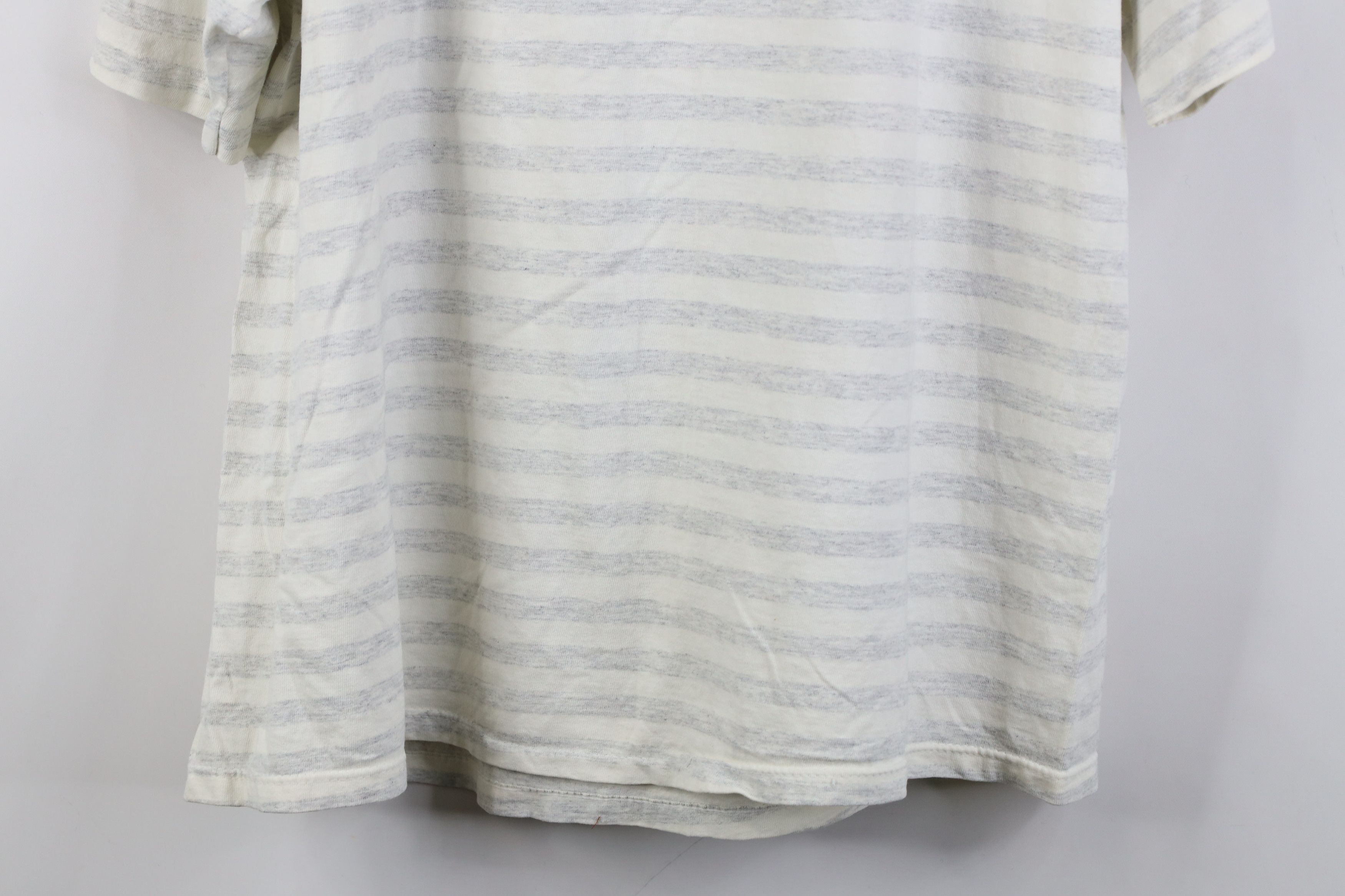 Vintage Vintage 90s Streetwear Art Striped Short Sleeve T-Shirt USA Size L / US 10 / IT 46 - 13 Thumbnail