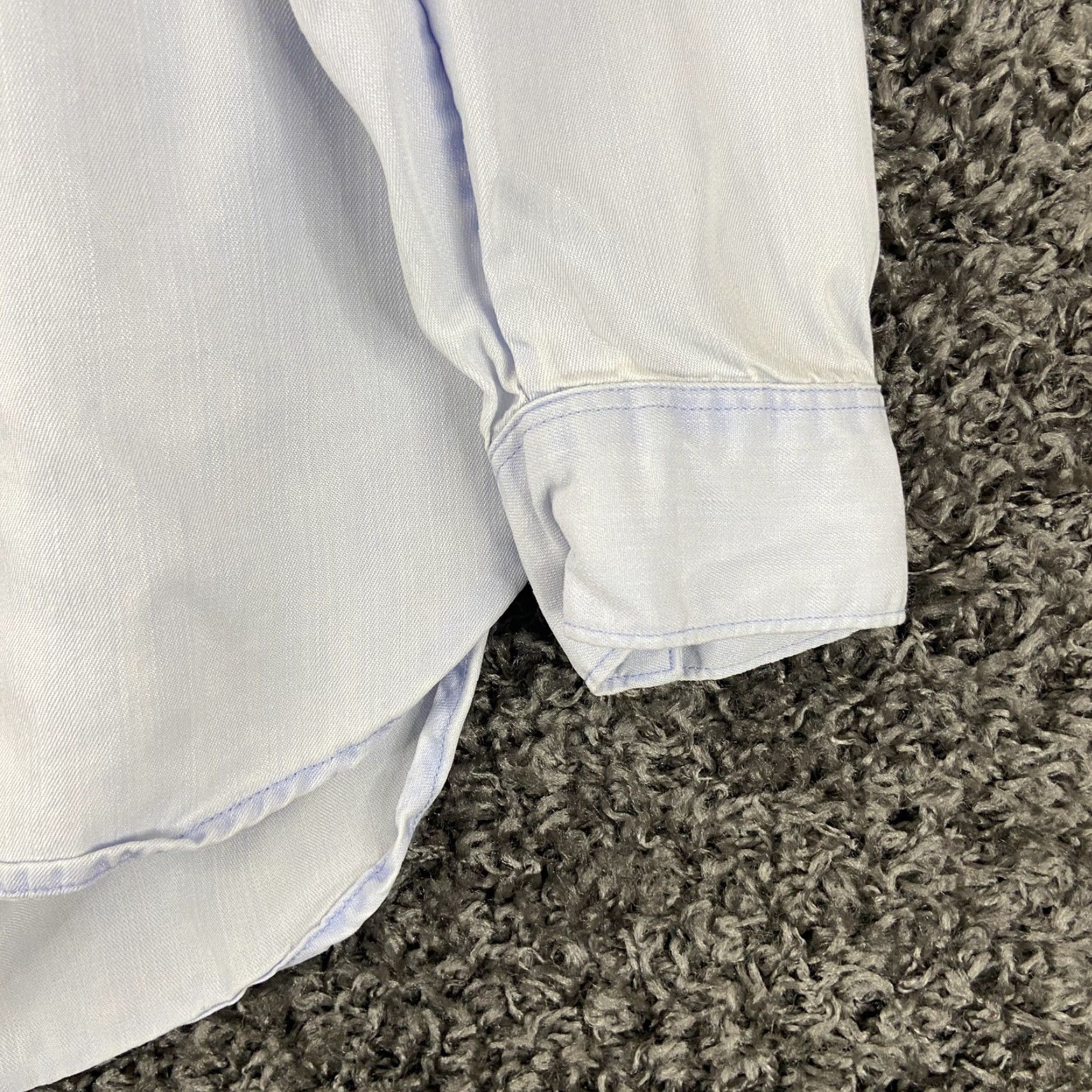 Old Navy OLD NAVY Blouse Shirt Women M Blue Long Sleeve Button Up Blue Women M LLC Size M / US 6-8 / IT 42-44 - 2 Thumbnail