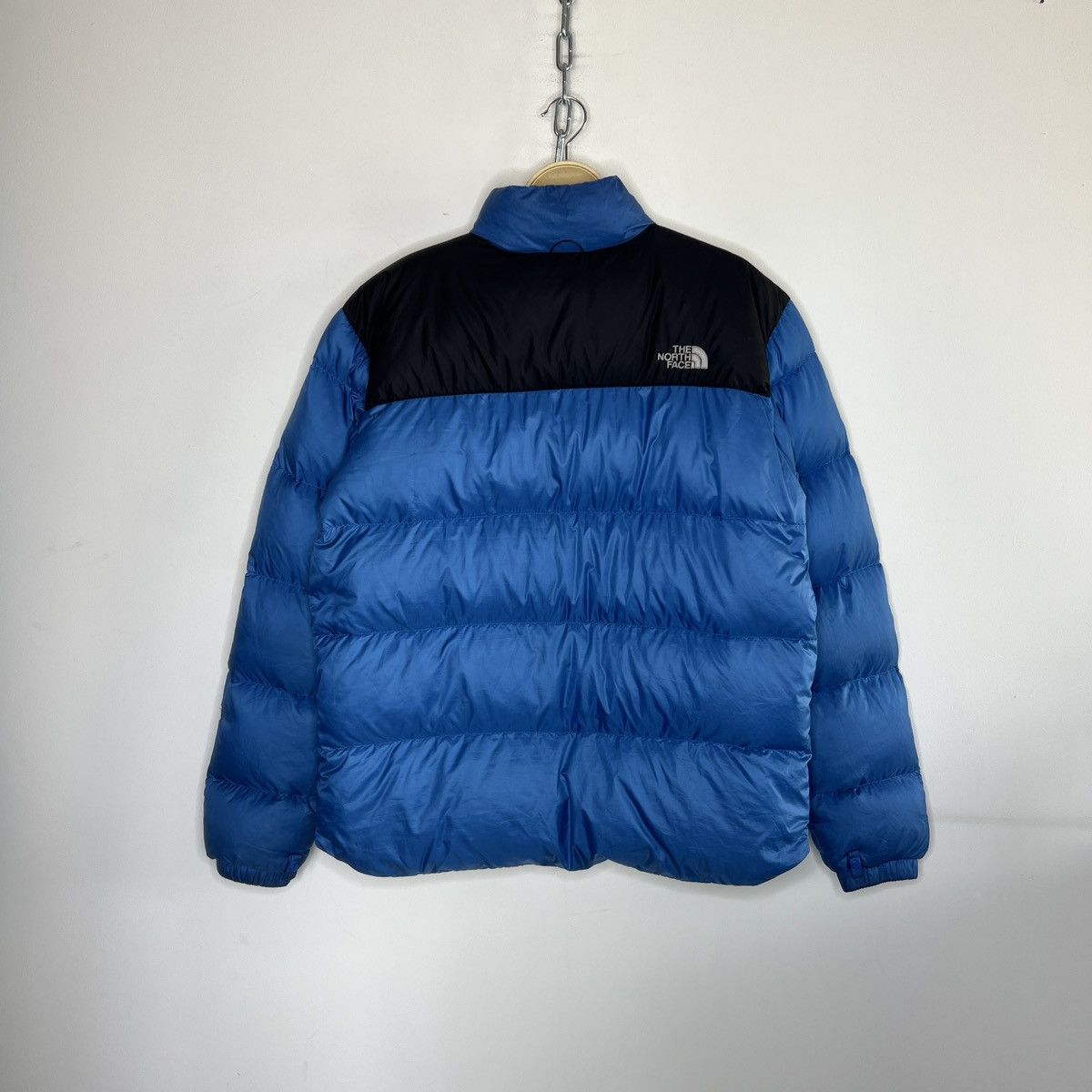 The North Face The North Face Nuptse 700 Blue Logo Puffer Down Jacket Size US L / EU 52-54 / 3 - 8 Thumbnail