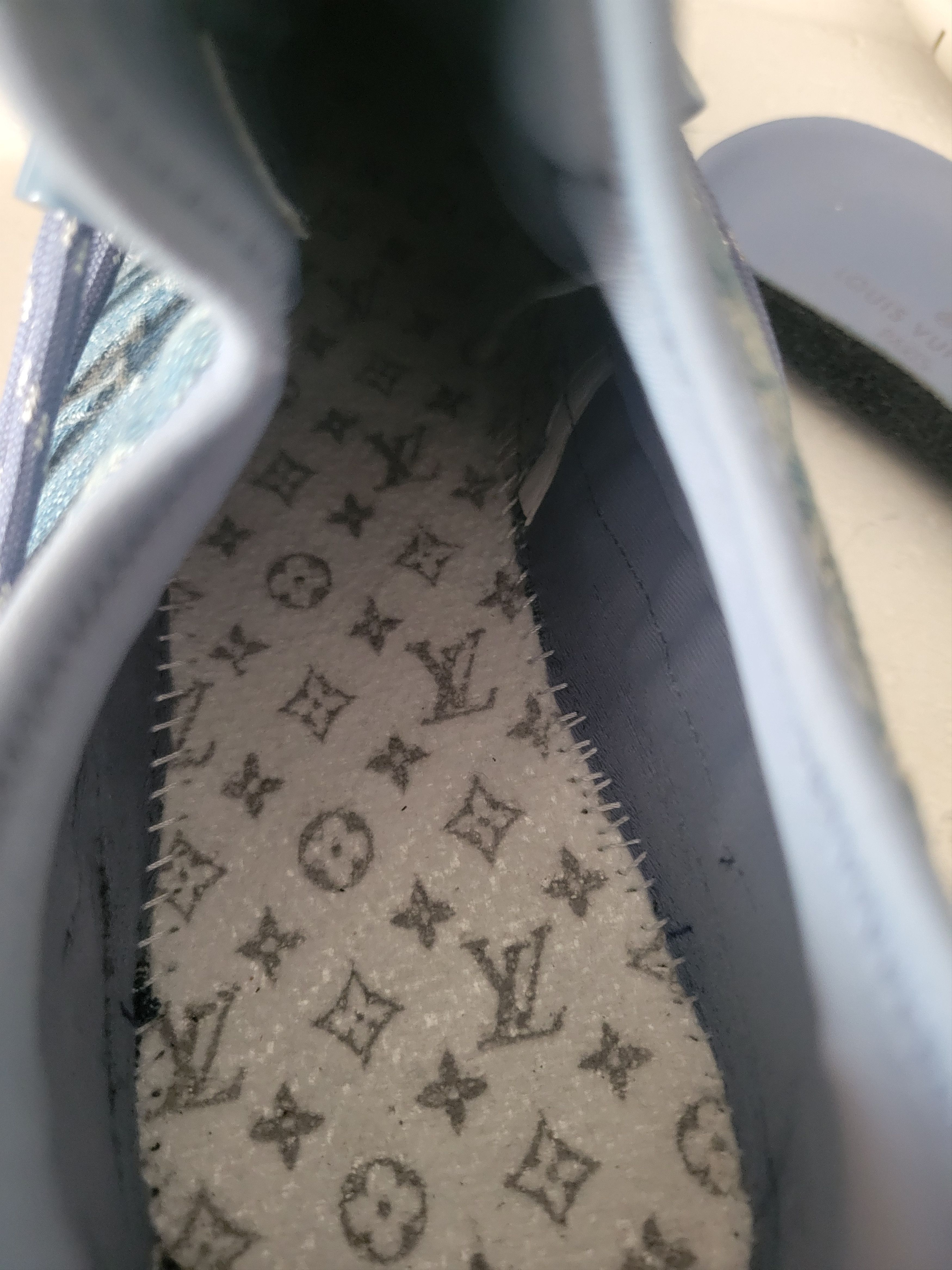 Louis Vuitton Louis vuitton Fastlane monogram denim sneakers Size US 7.5 / EU 40-41 - 4 Thumbnail