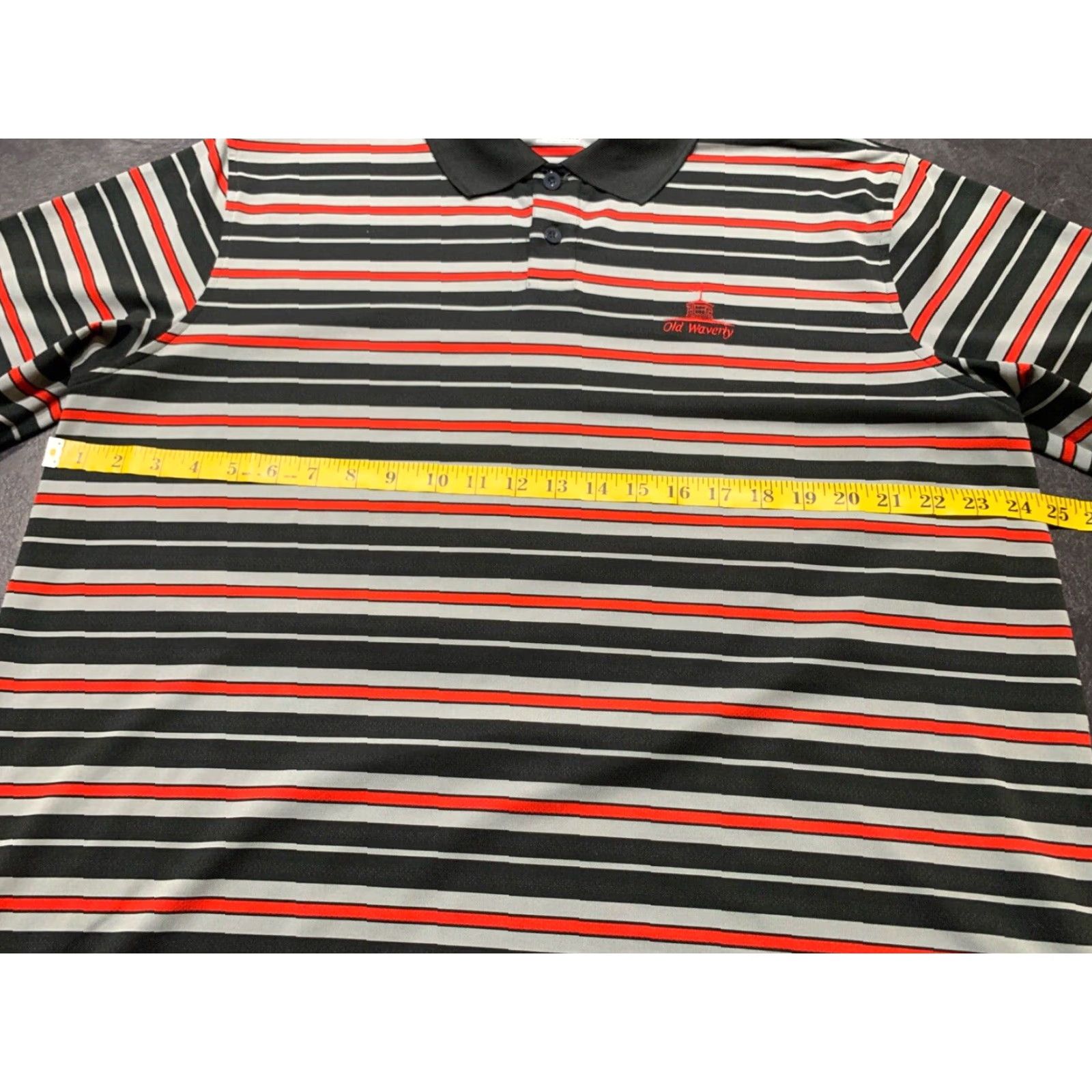 Under Armour Under Armour Golf Polo Shirt Men XL - Blue Striped Moisture Wicking UV Protection Size US XL / EU 56 / 4 - 5 Thumbnail