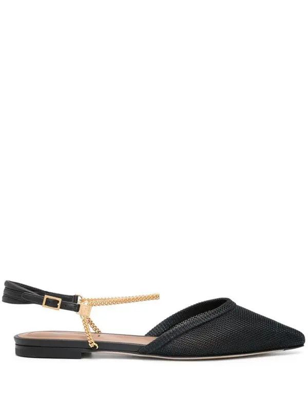 Fendi o1s1wg110425 Flats in Black Size US 6 / IT 36 - 1 Thumbnail