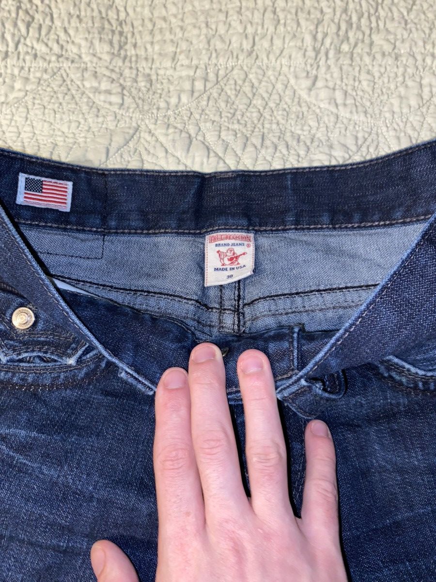 Designer × True Religion × Vintage True Religion Ricky Cut-off Shorts Size US 30 / EU 46 - 4 Thumbnail