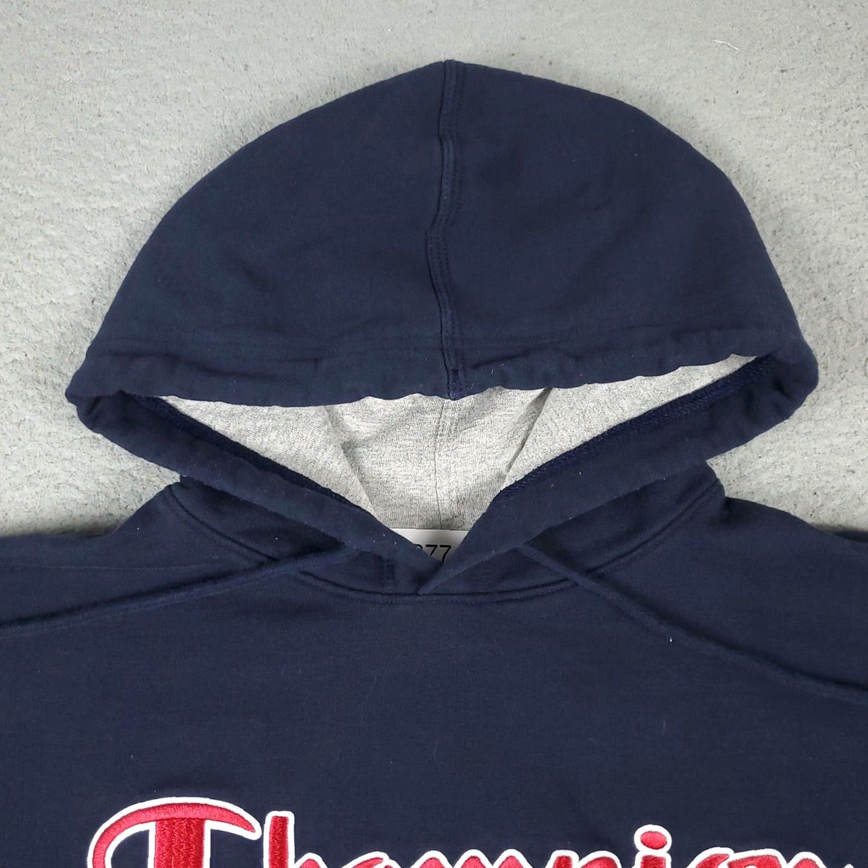 Champion VINTAGE Champion Hoodie Men Medium Navy Blue Pullover Sweatshirt Casual All Seasons Size US M / EU 48-50 / 2 - 3 Thumbnail